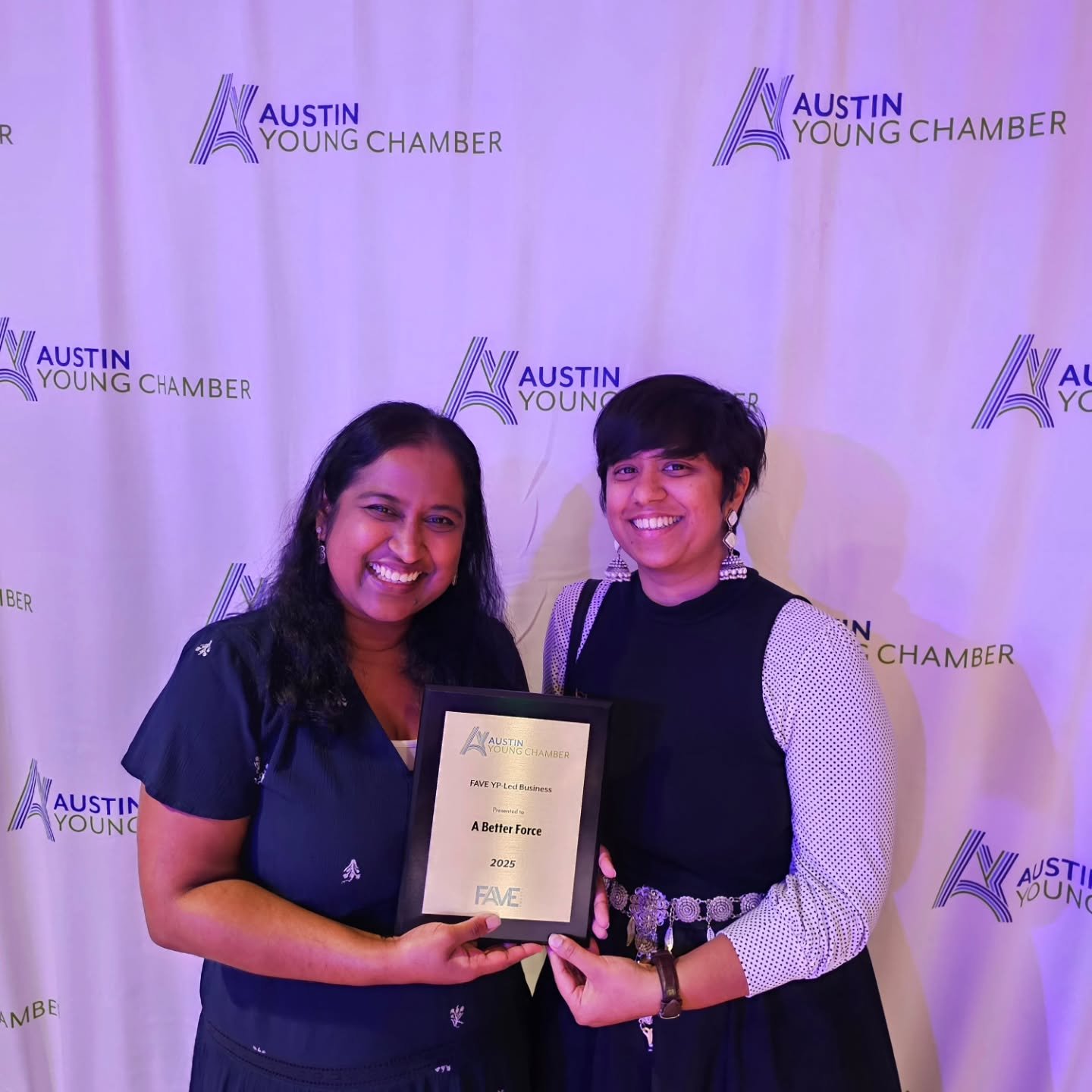 Incredibly honored to have received @austinyoungchamber FAVE award for a young professional-led business in Austin. We were in great company with many amazing finalists and businesses who are keeping Austin's economy thriving! Thank you to Austin You