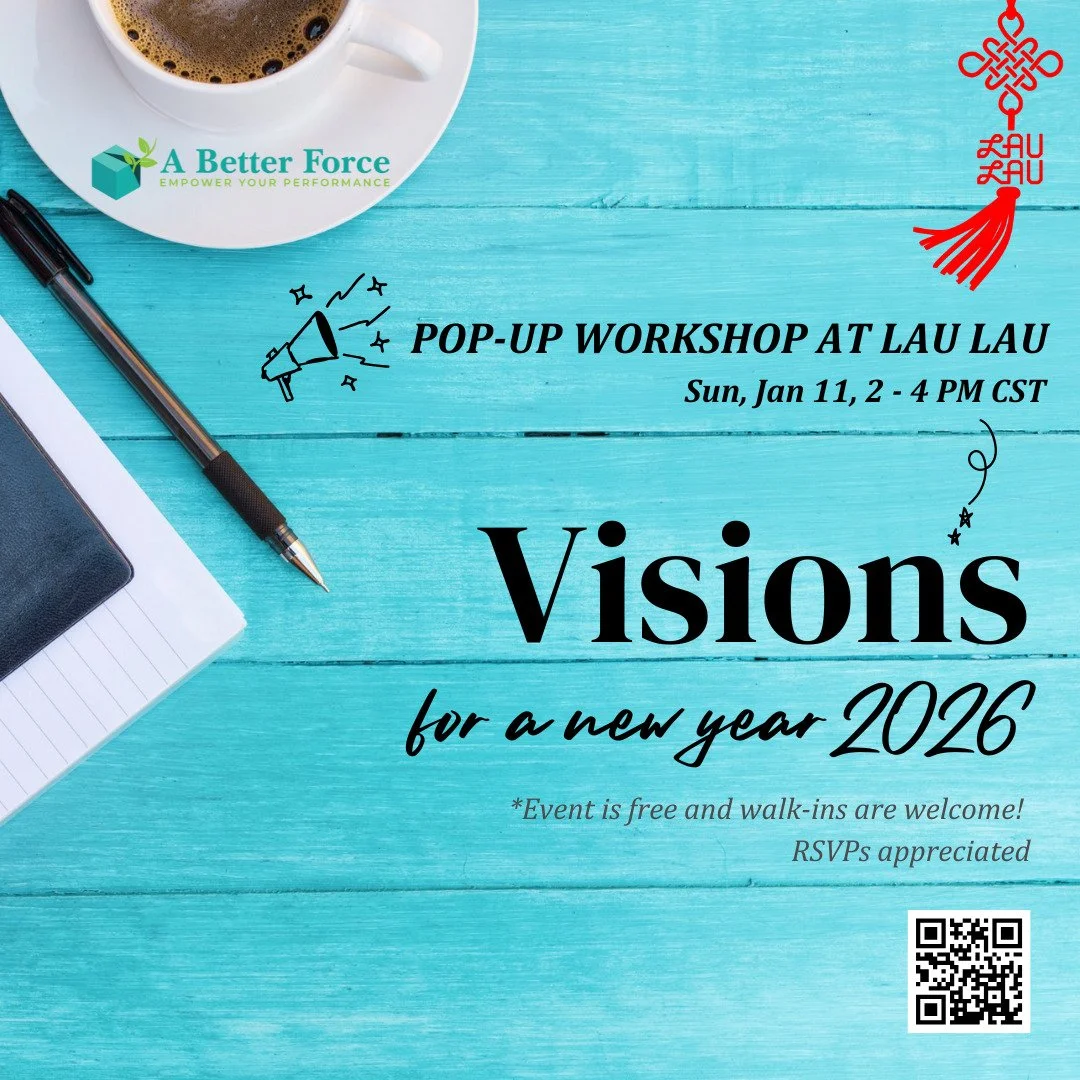 Cut through the societal noise and get clear on your values and visions for 2026 with us, while sipping on some delicious drinks with @laulauatx ☕

We'll talk about the structural barriers and harmful messaging that hold us back, and work on reflecti
