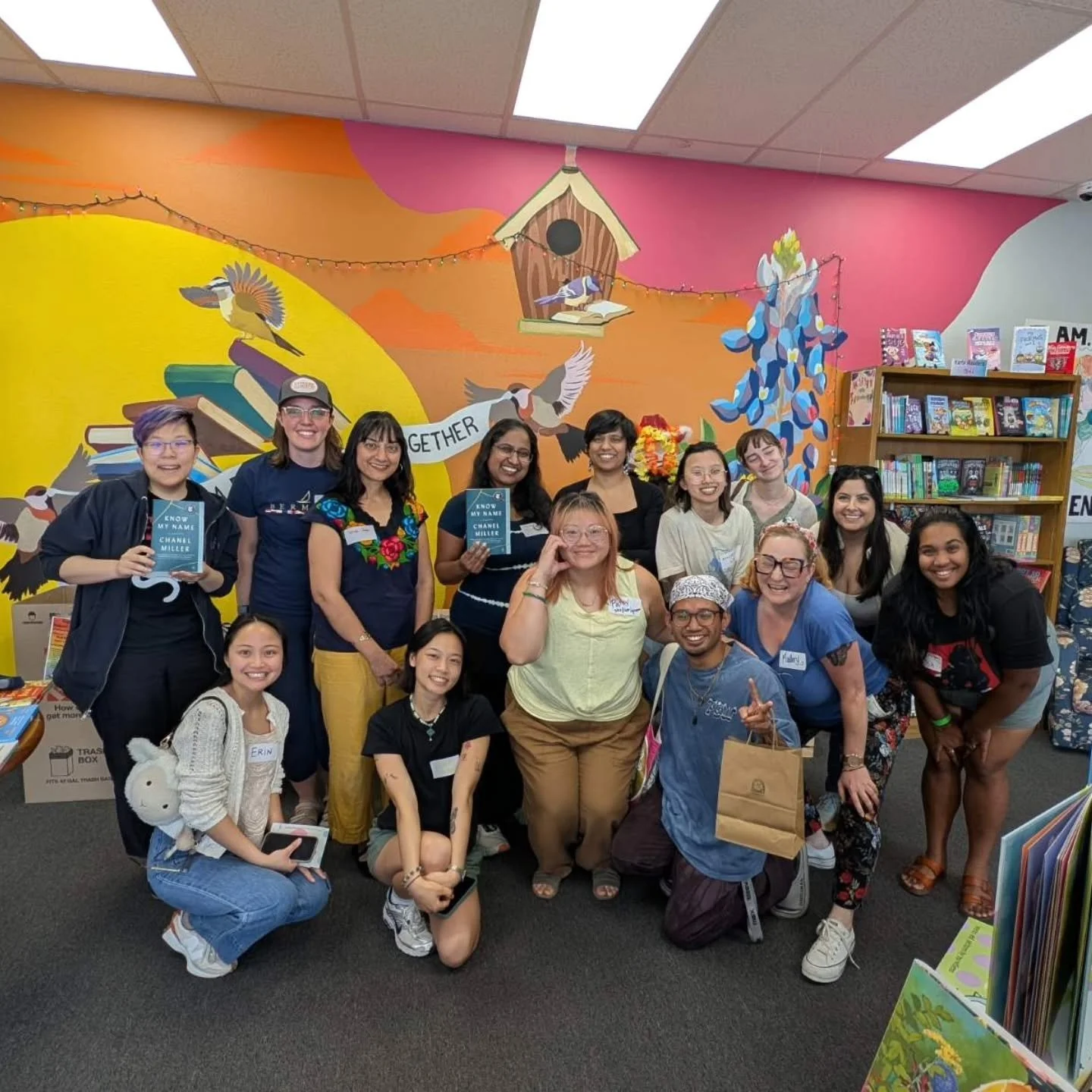 We had such an amazing and insightful first session of our non-fiction bookclub with @afssaustin called Reading to Resistance in @birdhousebooksatx beautiful space!

We discussed @chanel_miller 's book 'Know My Name', which is an account of her being