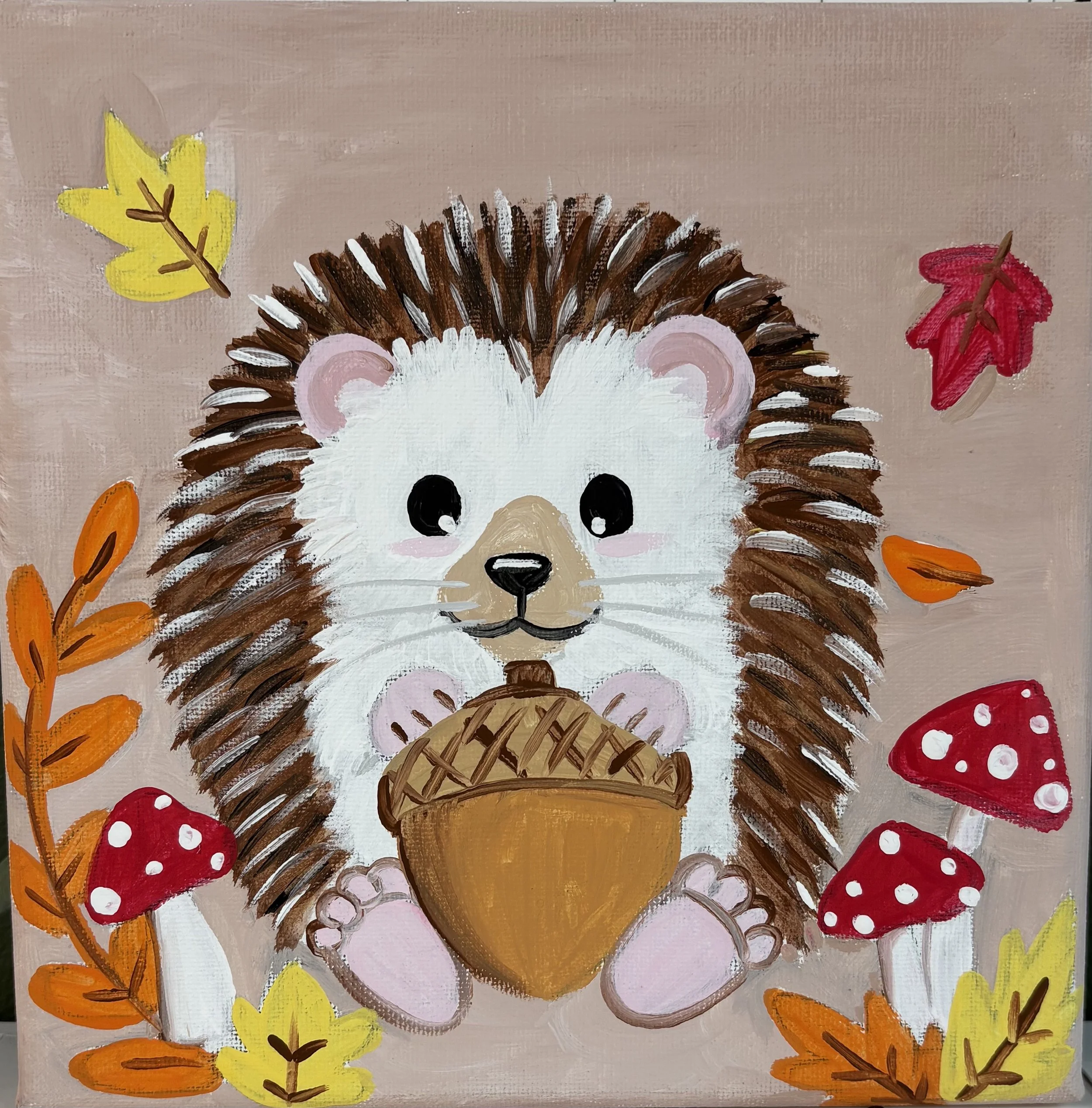 Hedgehog Take-Home Paint Kit