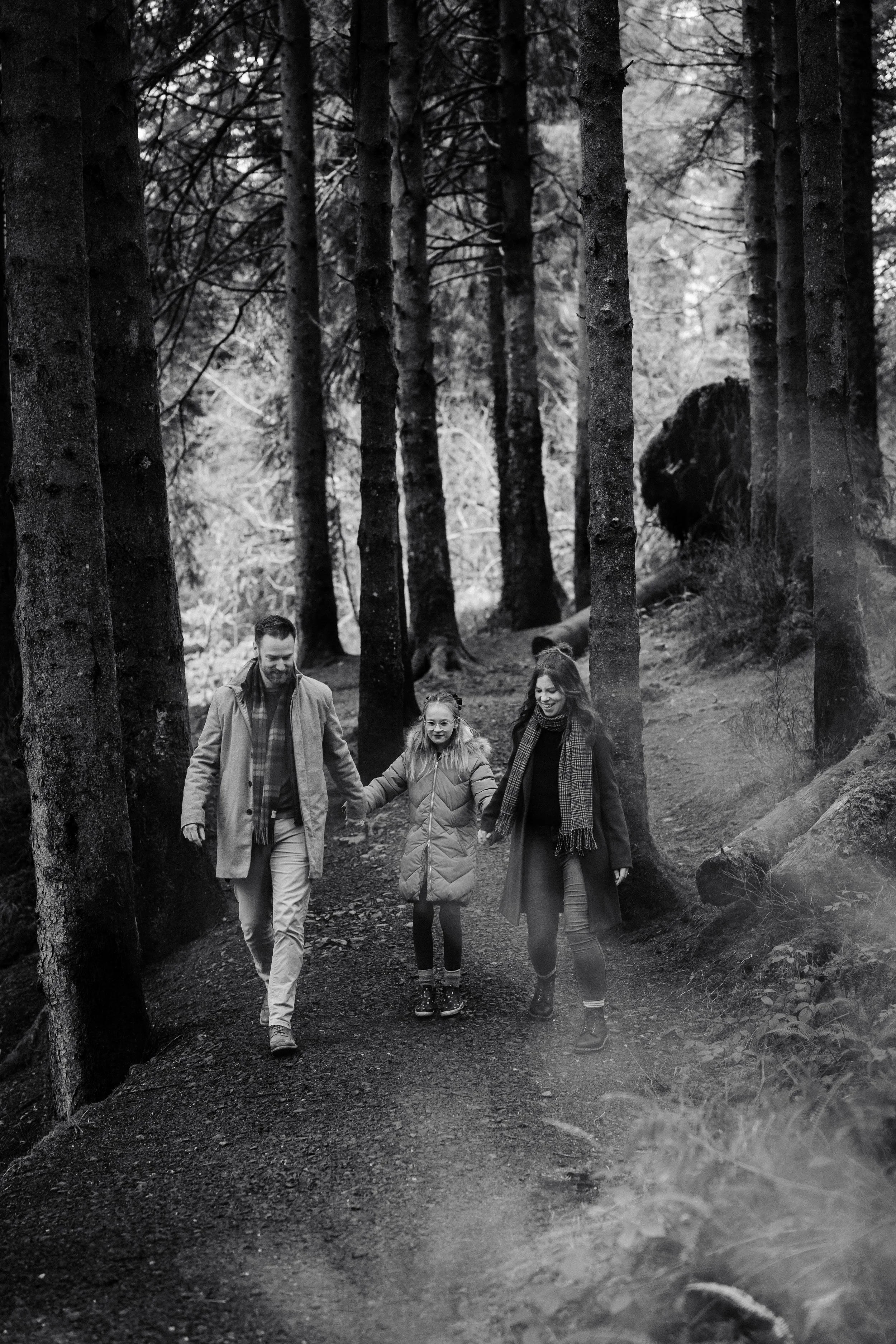 Couple's Shoot Hafren Forest, Mid-Wales