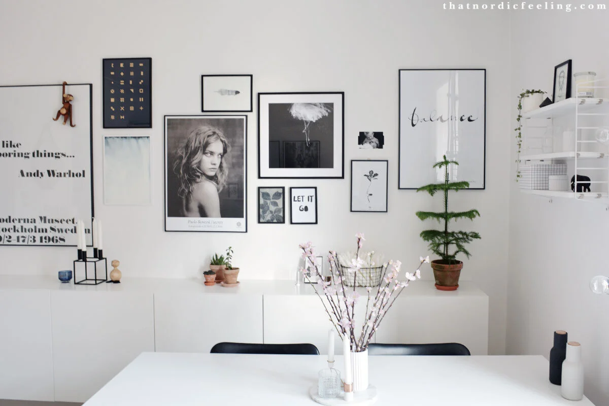 Quadros estilo escandinavo