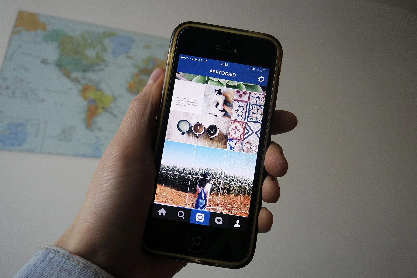 Aplicativo de recorte de imagens para mosaico no Instagram | TOGrid