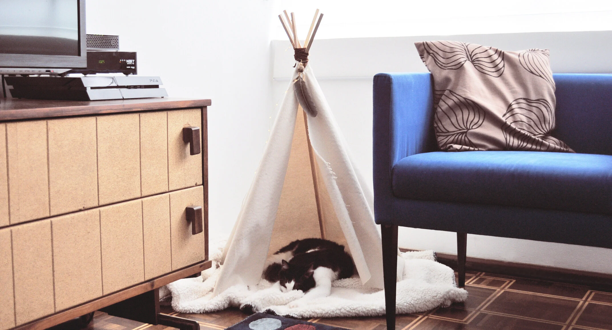 DIY | Cabana de índio para pets // Teepee