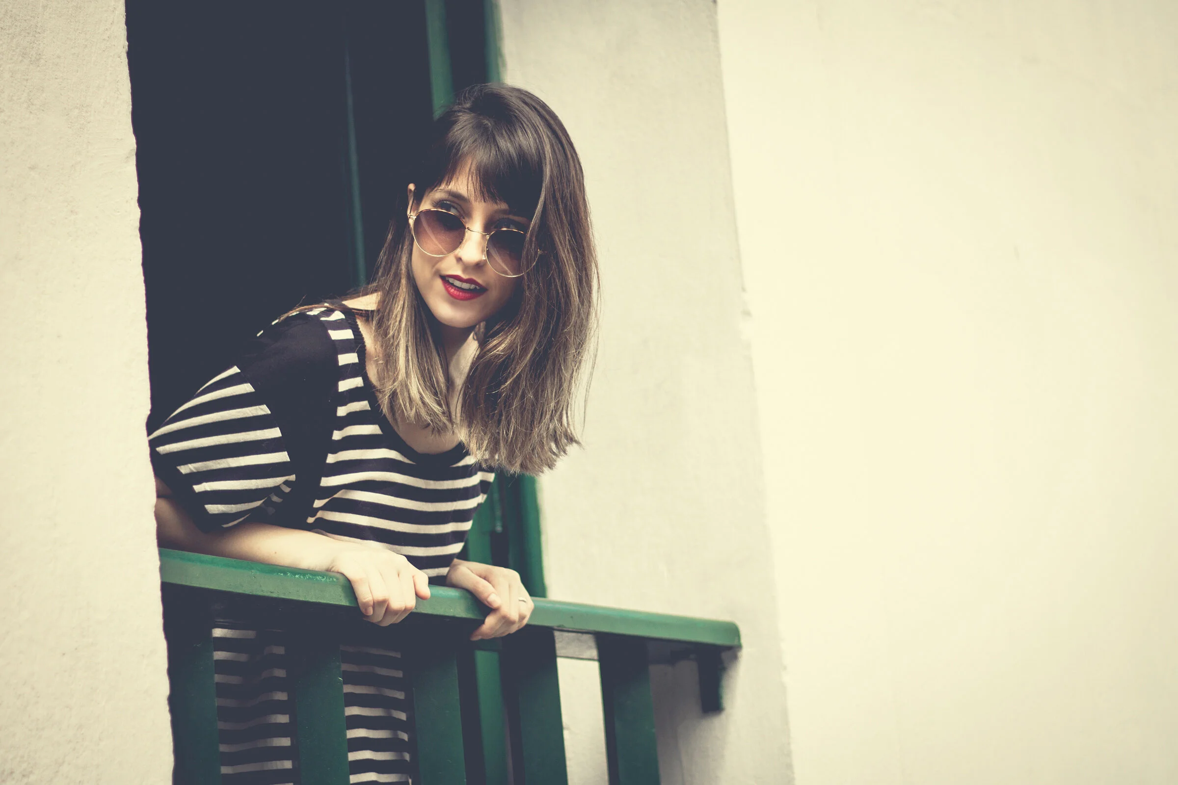 Look | Vestido Listrado