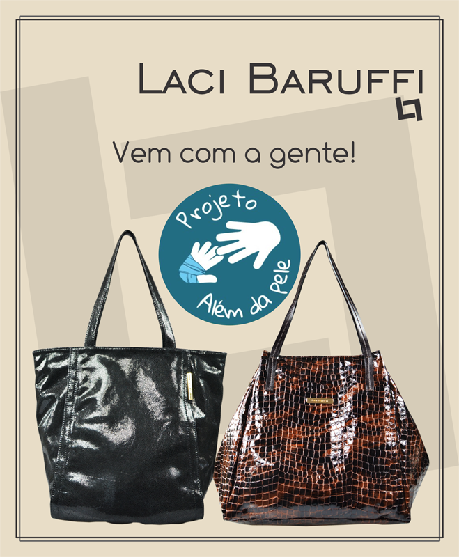 [notas] Laci Baruffi apoia projeto social Além da Pele