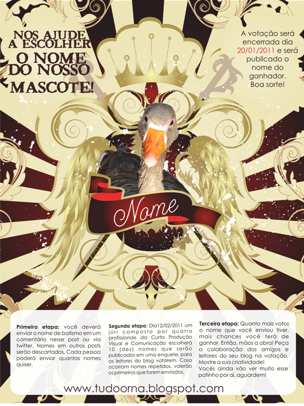 Nos ajude a batizar o nosso mascote!