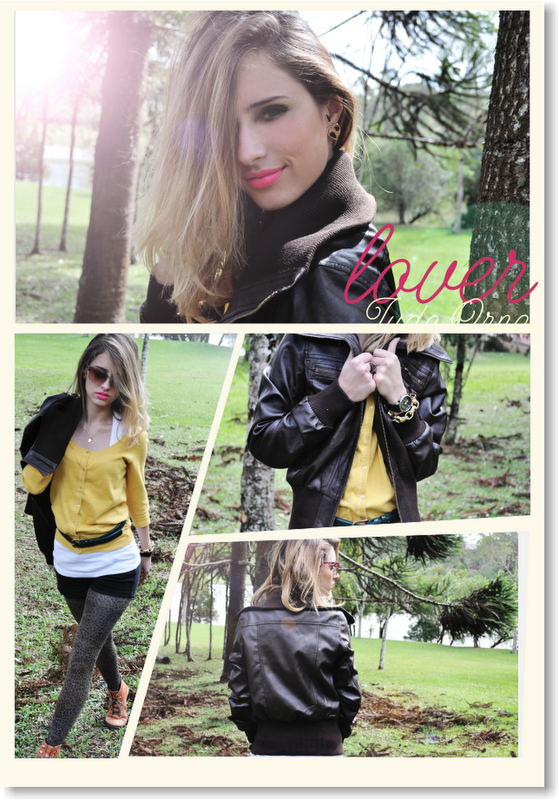 Jaquetas de couro sintético