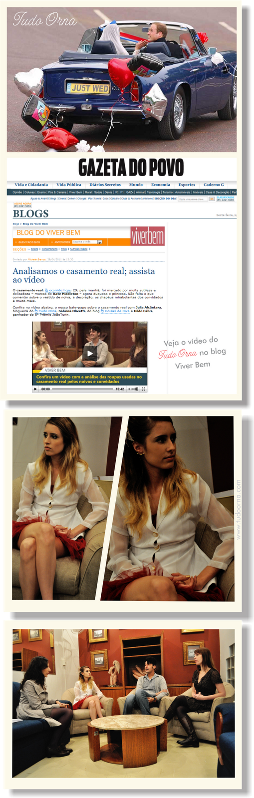 Especial Casamento Real | Comentários para o Viver Bem da Gazeta do Povo