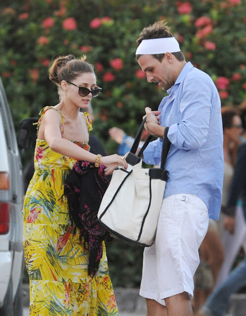 Olivia Palermo and boyfriend spend time in St Barts - January, 2011