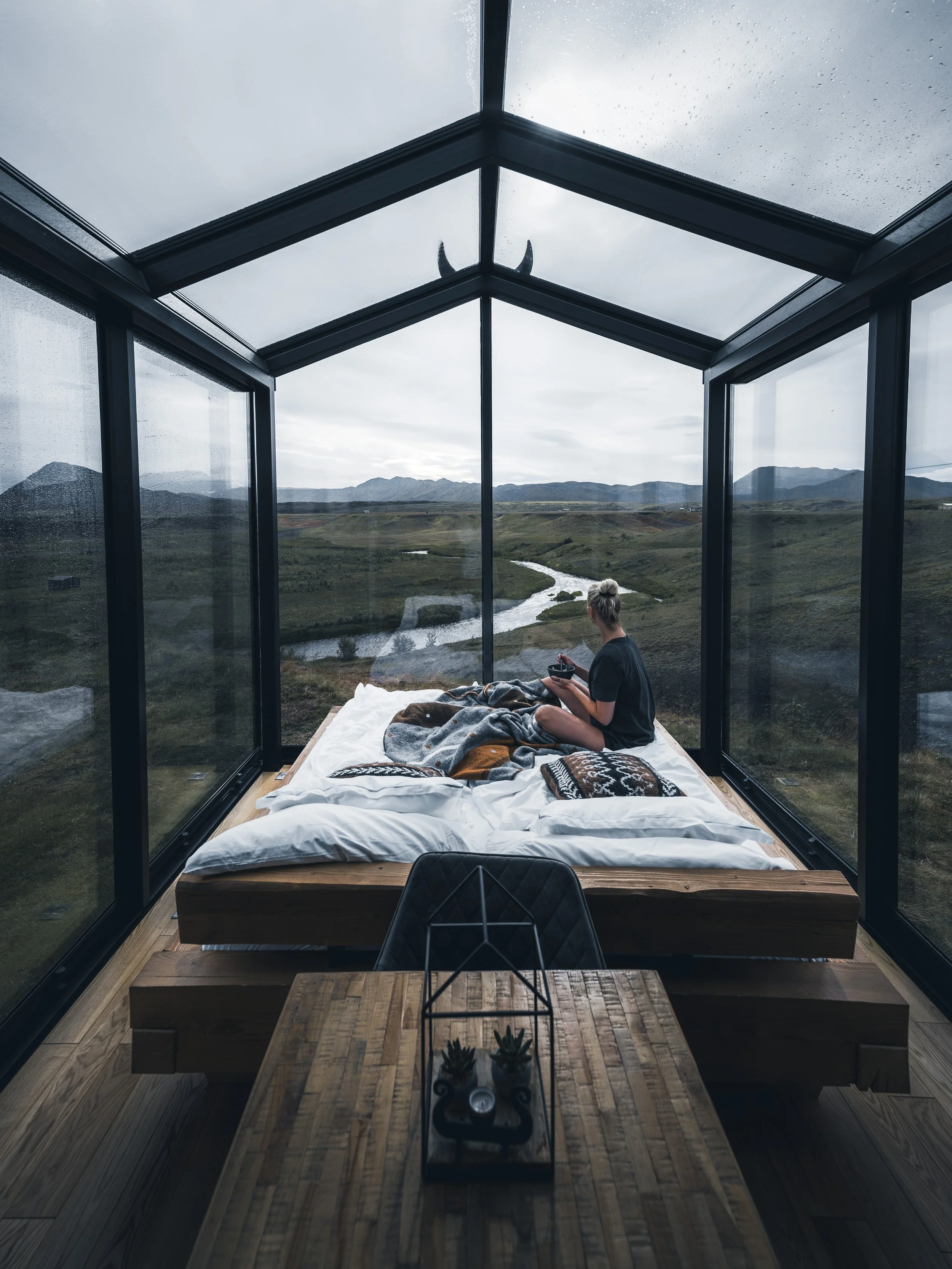 Panorama Glass Lodge | Hella, Iceland