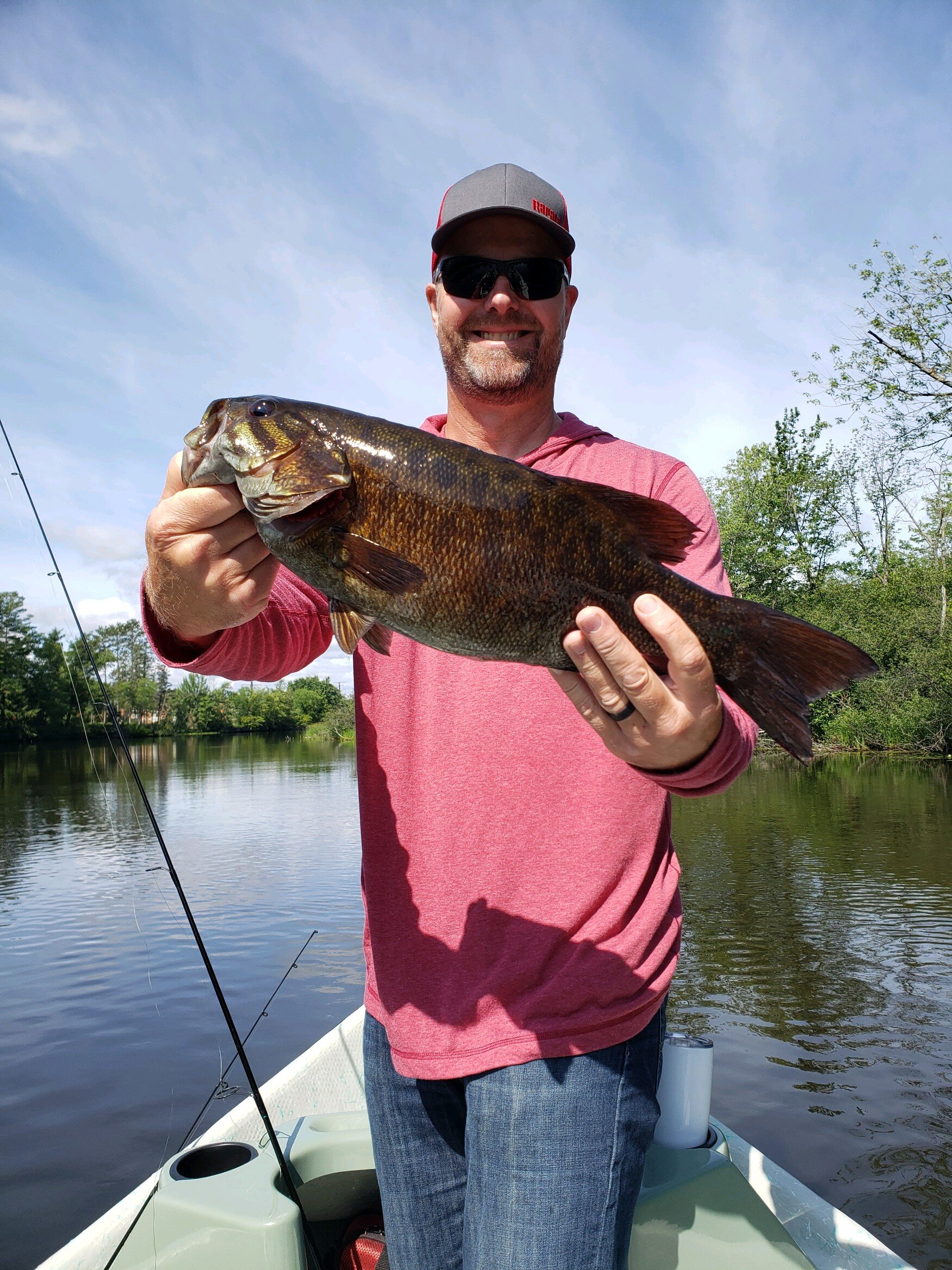 Small mouth bass on the WI River