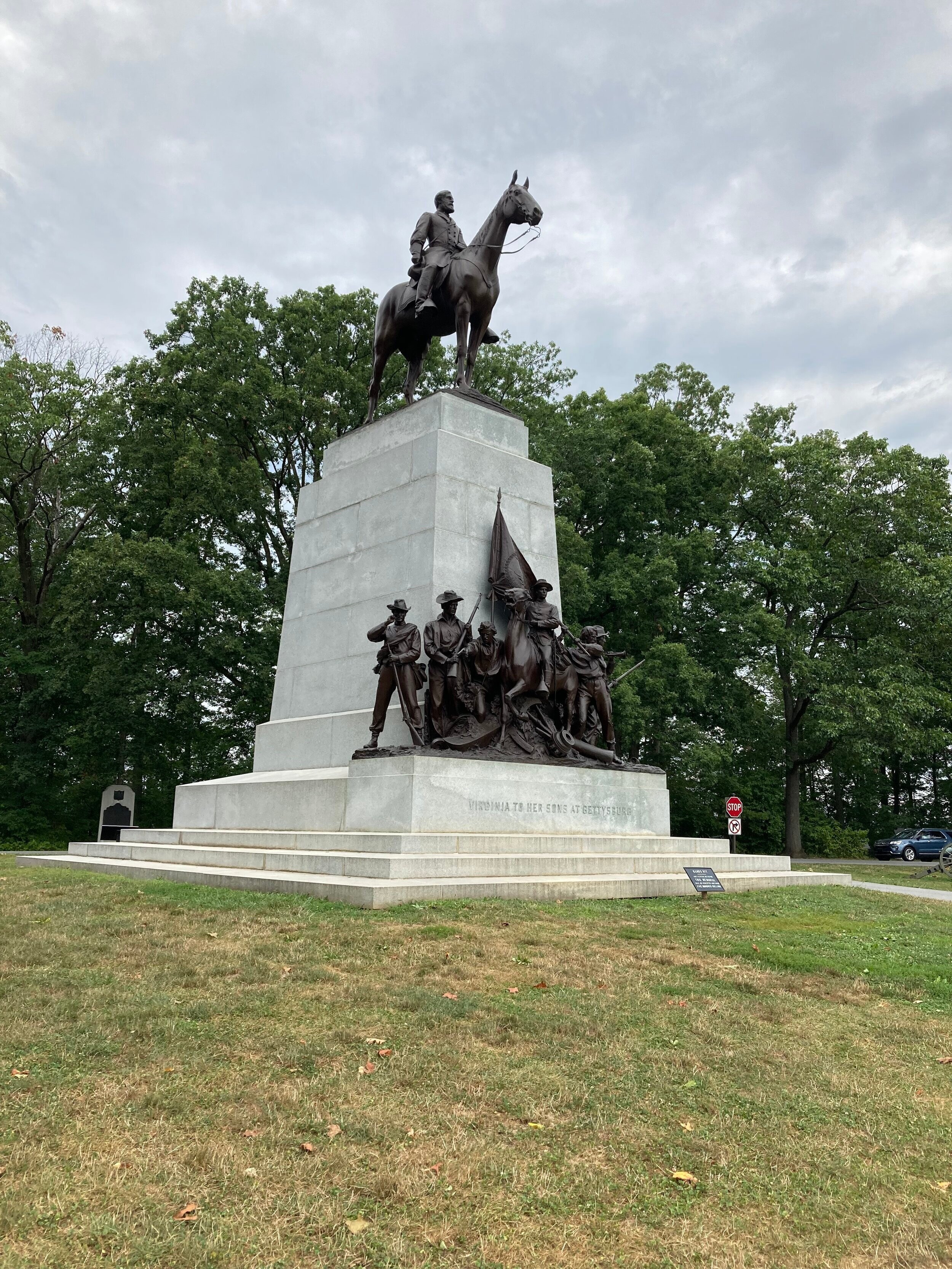 Robert E Lee Memorial at Gettysburg