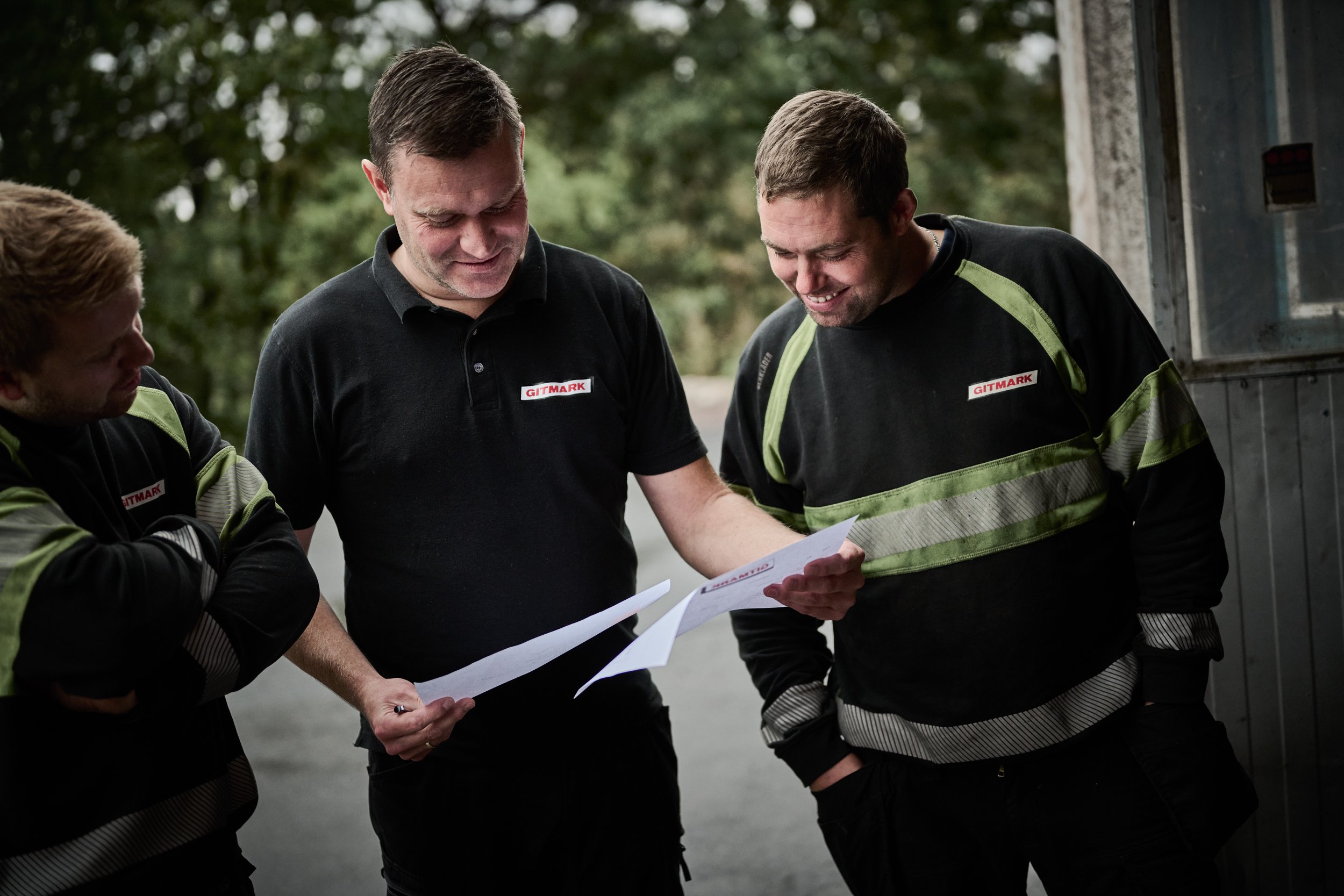Branding video and employees portraits at machine supplier Gitmark in Norway.
