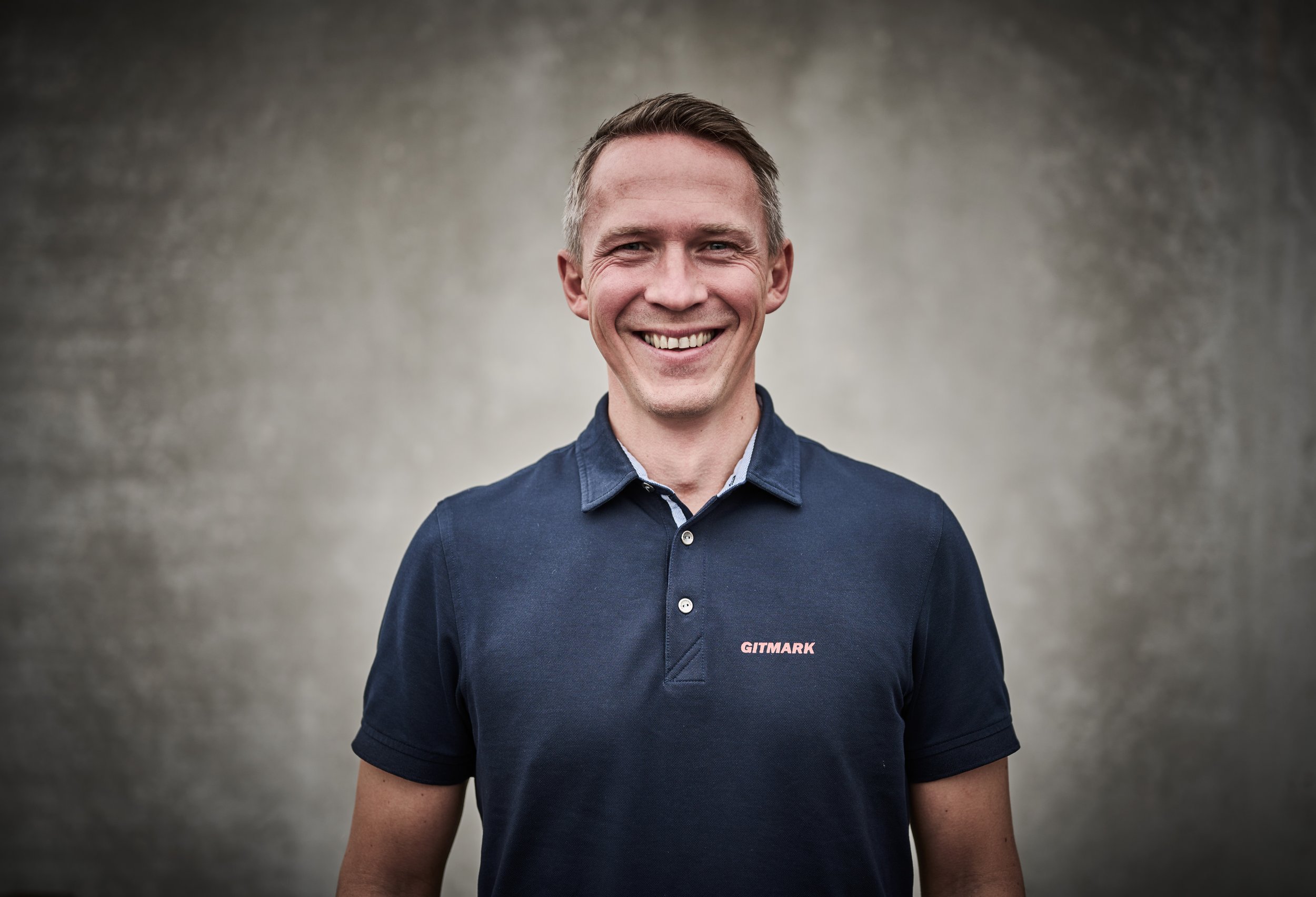 Employee portrait headshot at machine supplier Gitmark in Norway.