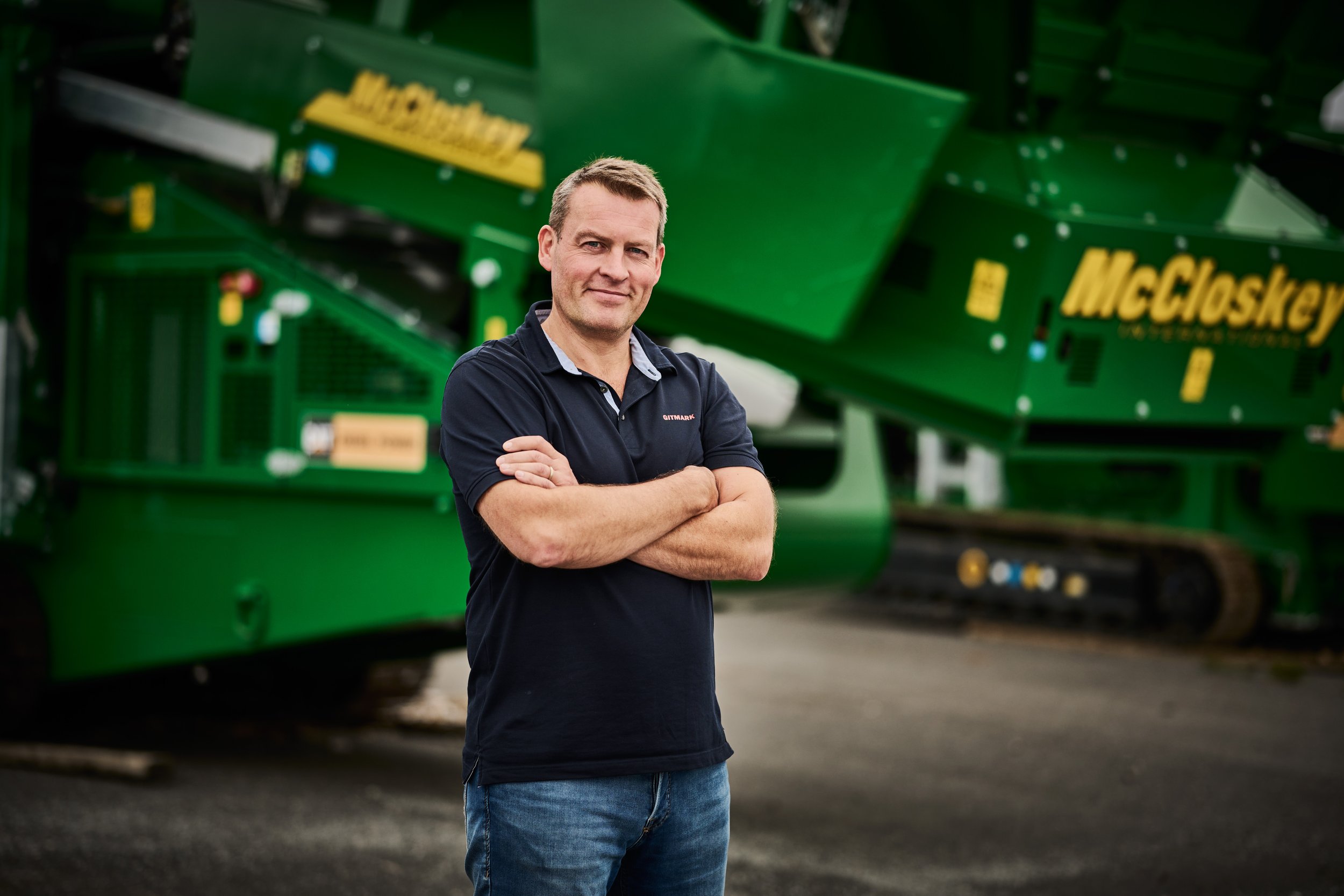 Branding video and employees portraits at machine supplier Gitmark in Norway.
