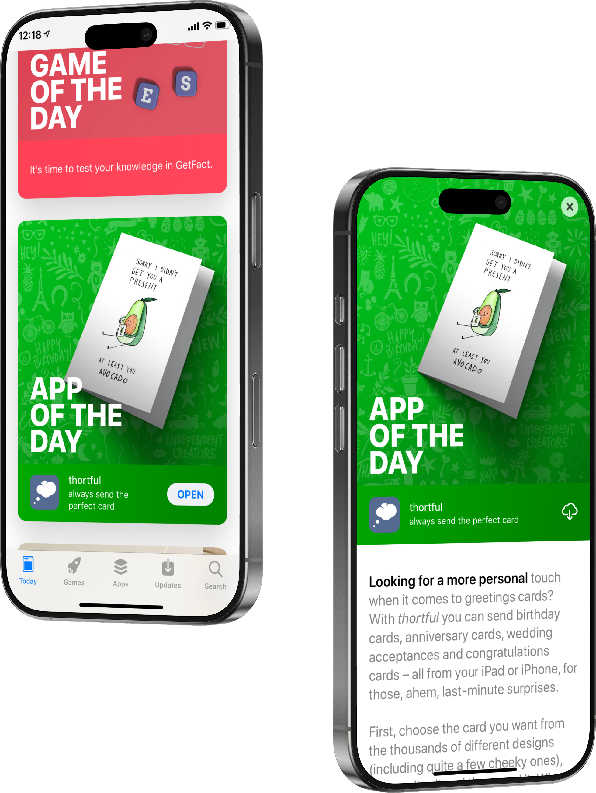 App of the Day, Thortful