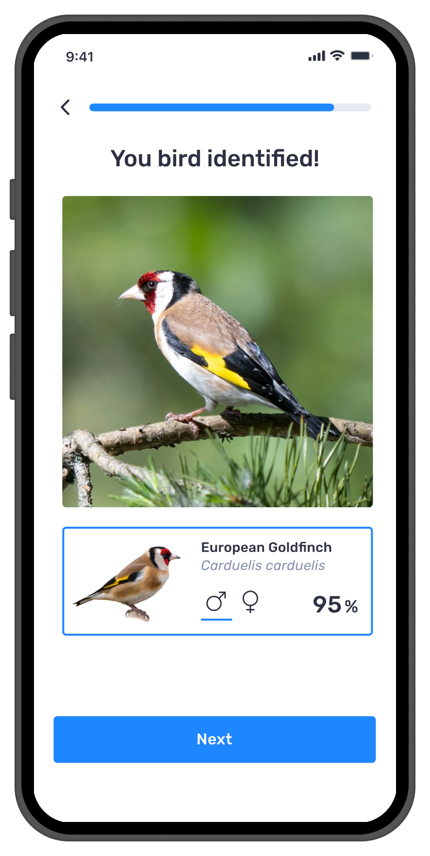 Results onboarding Photo ID screen