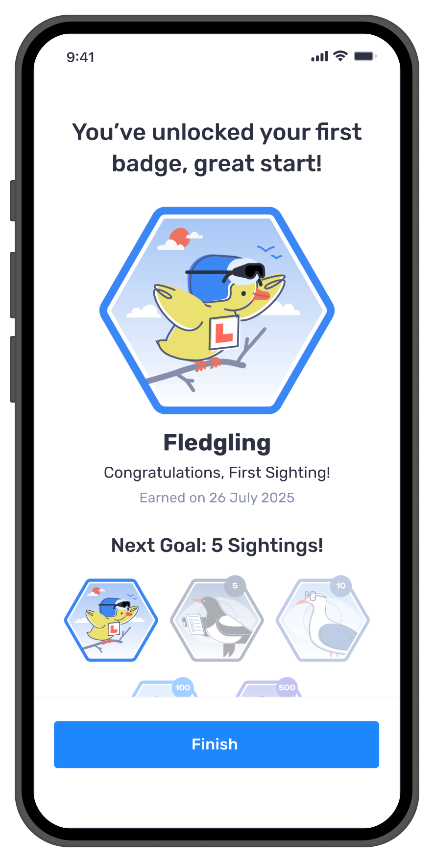 Badge onboarding Photo ID screen