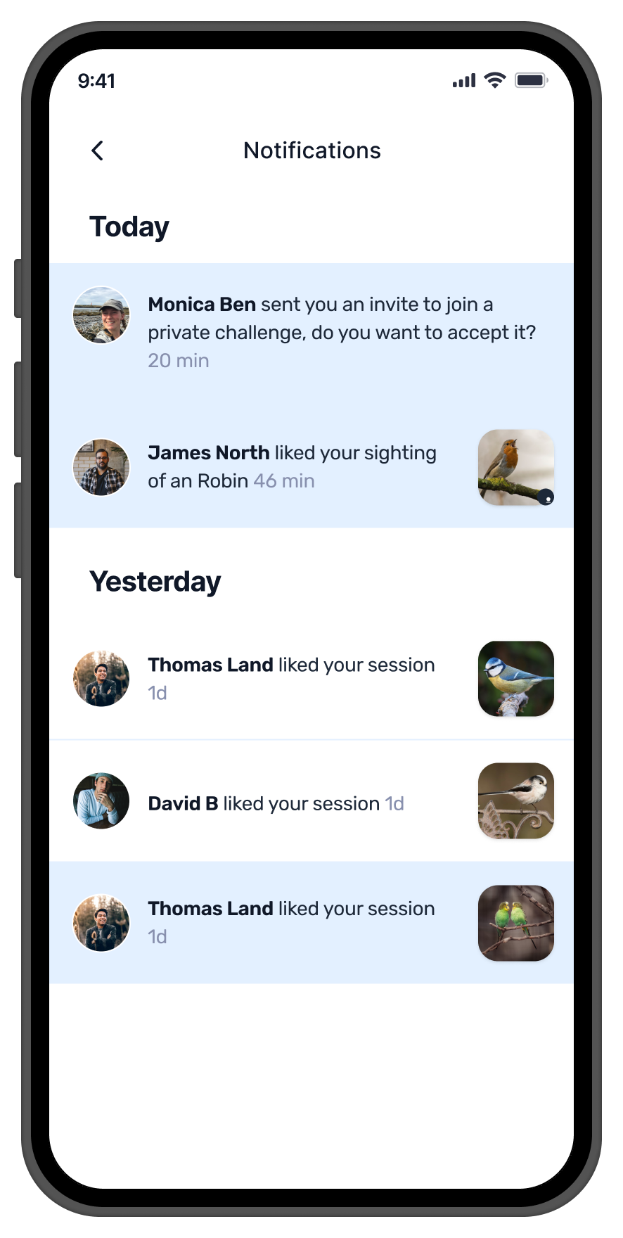 Invitation notification