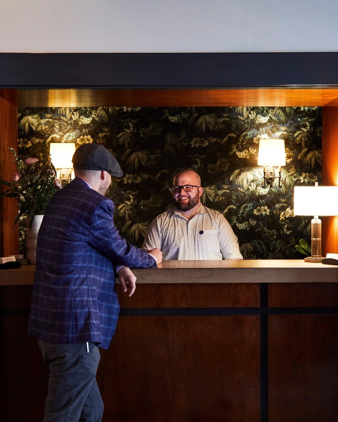 Checking in, done right. 

One of the perks of staying with us? A welcome beverage waiting with your name on it.