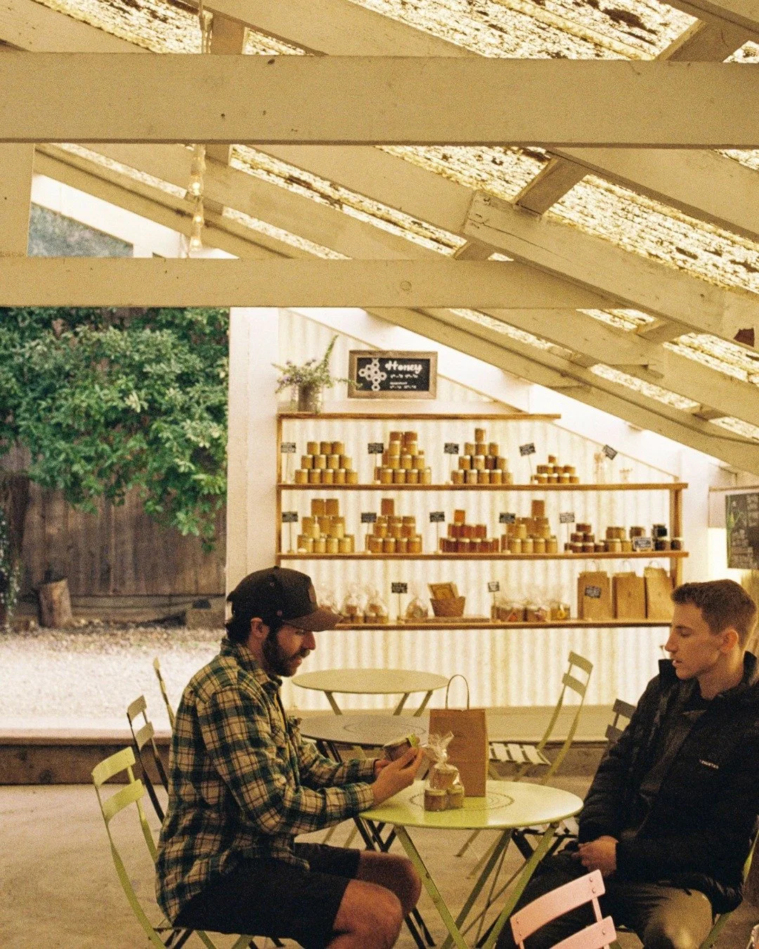 Just up the road, bees are busy making something beautiful. 
 
@heidrunmeadery crafts sparkling mead from local wildflower honey, with dry bubbles and a garden that invites you to stay a while. It&rsquo;s also a great stop for local goodies to take h