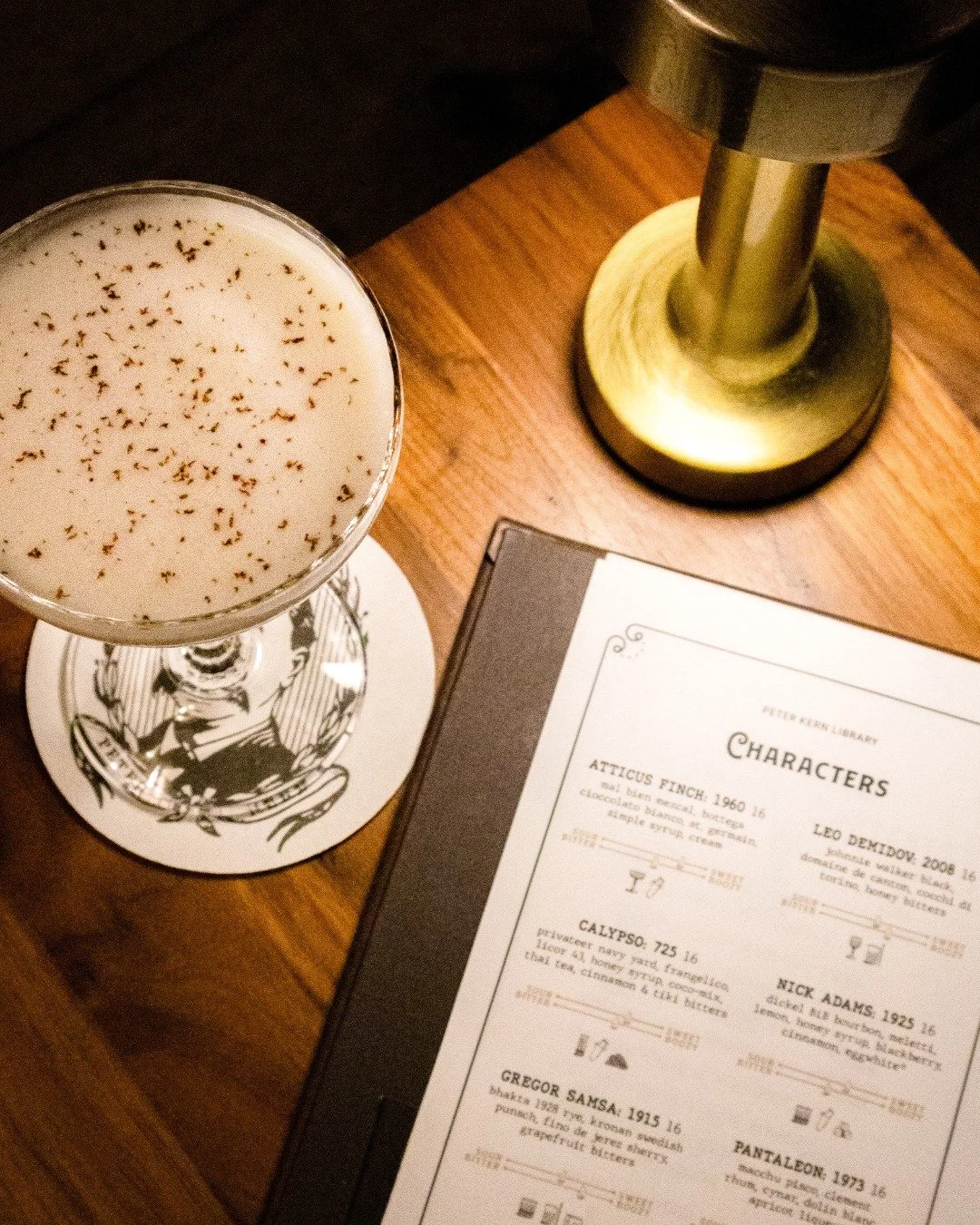 'Staying in for a night cap' looks a little different here. 
 
Find your way behind the red light and settle in at @peterkernlibrary.