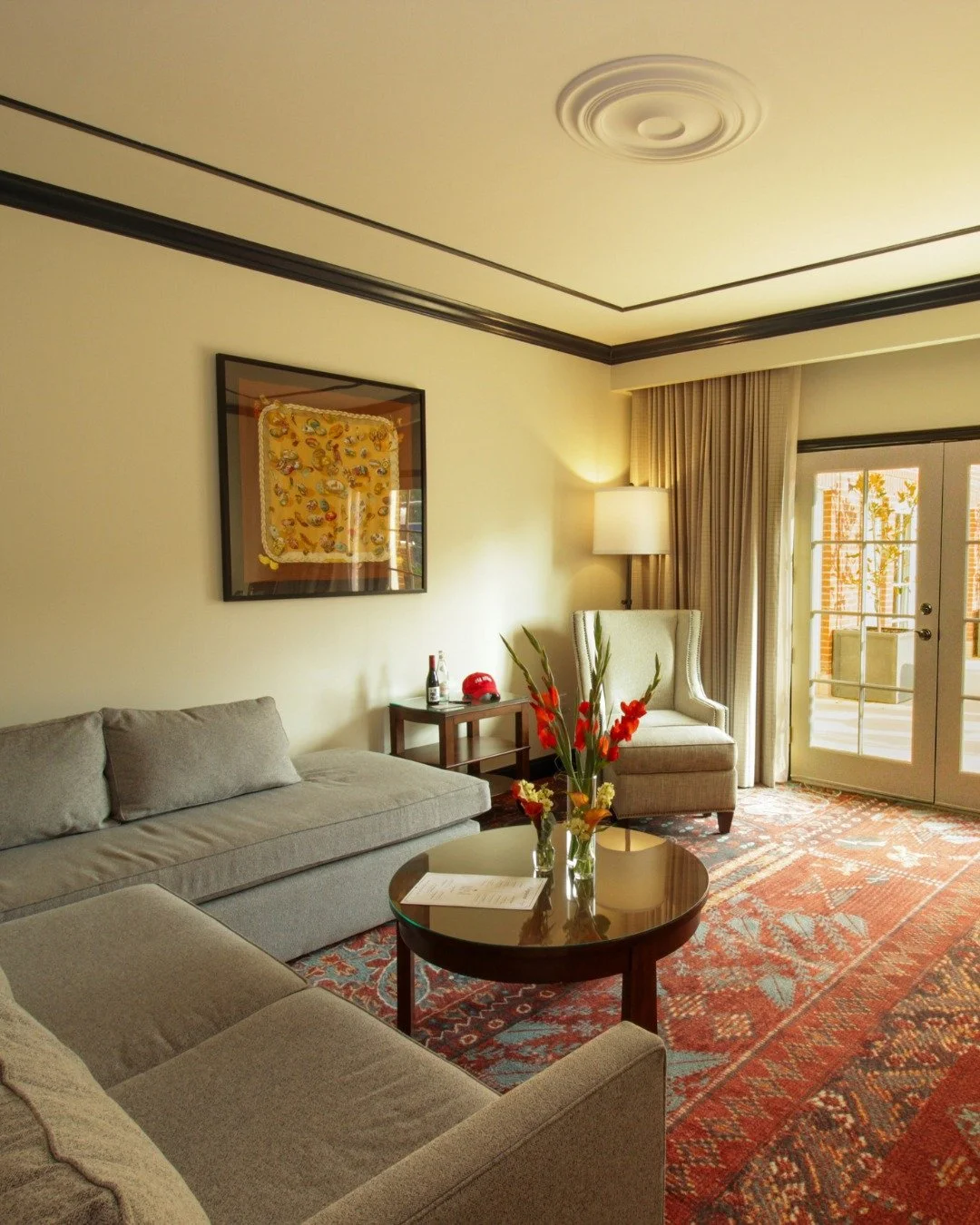 Living the 'suite' life looks a little different here. 
 
King bed. Private terrace. Morning light that lingers a little longer. Thoughtful details made for slow mornings and unhurried evenings.