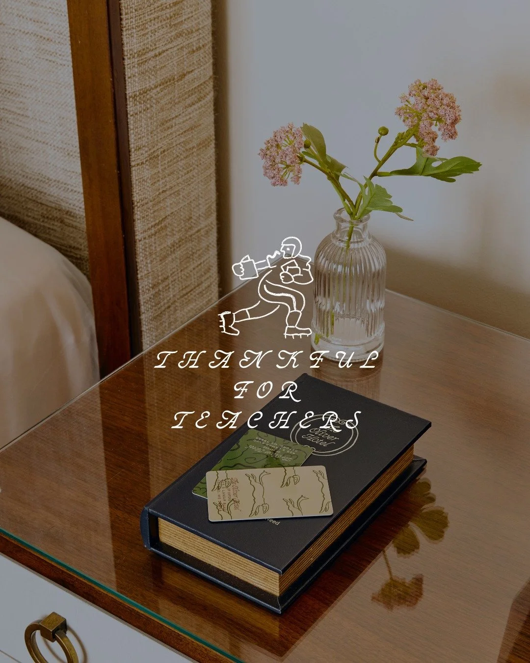 This season, we&rsquo;re thankful for teachers. 
 
You show up, you stay late, you lead with heart. We&rsquo;re raising a glass to you this Thanksgiving. 
 
Our Educators&rsquo; Rate now includes up to 15% off your stay, plus a $25 daily dining credi