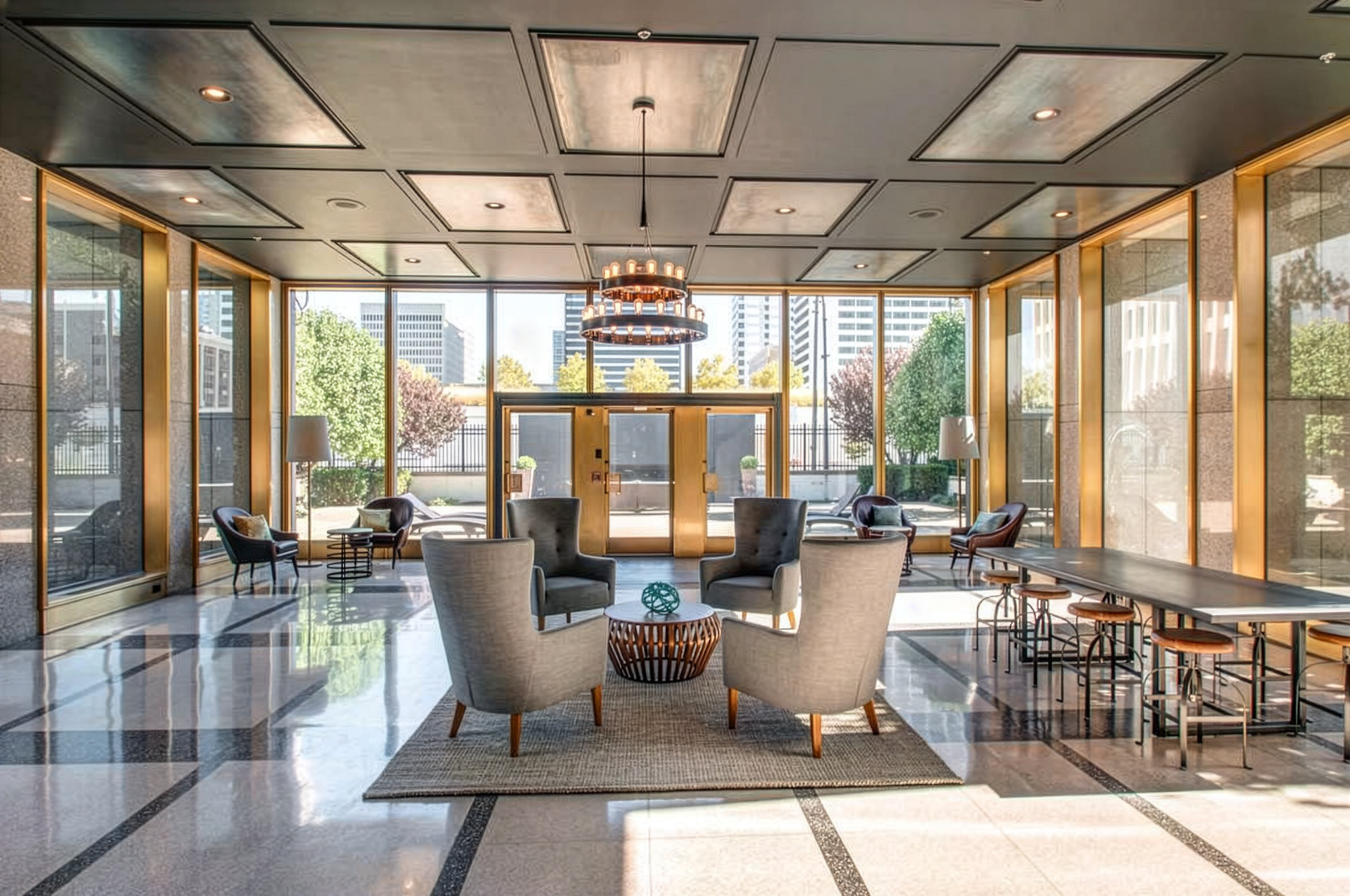 Back view of lobby at The Reserve Nashville