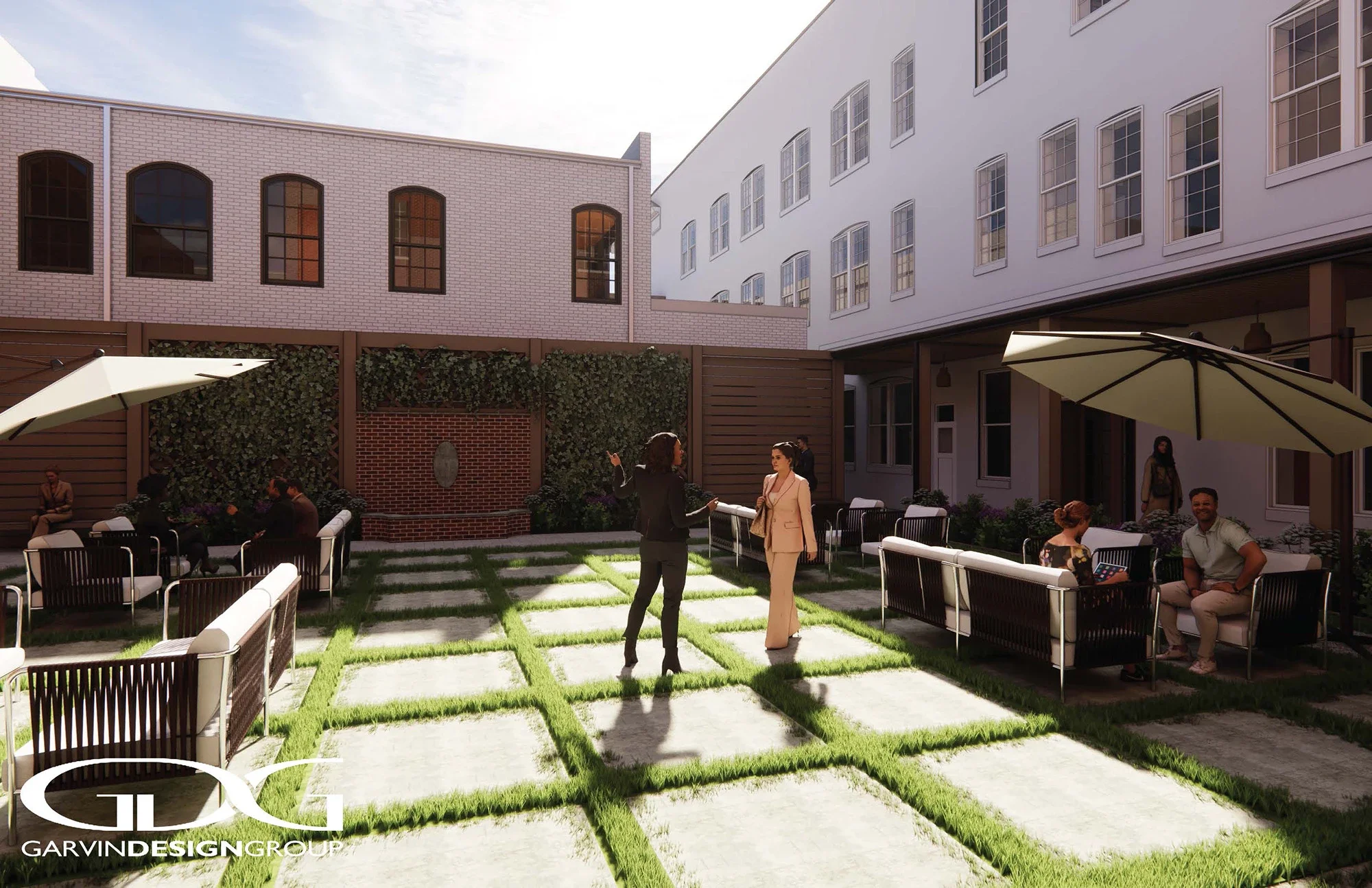 Hotel Aiken Redevelopment Rendering