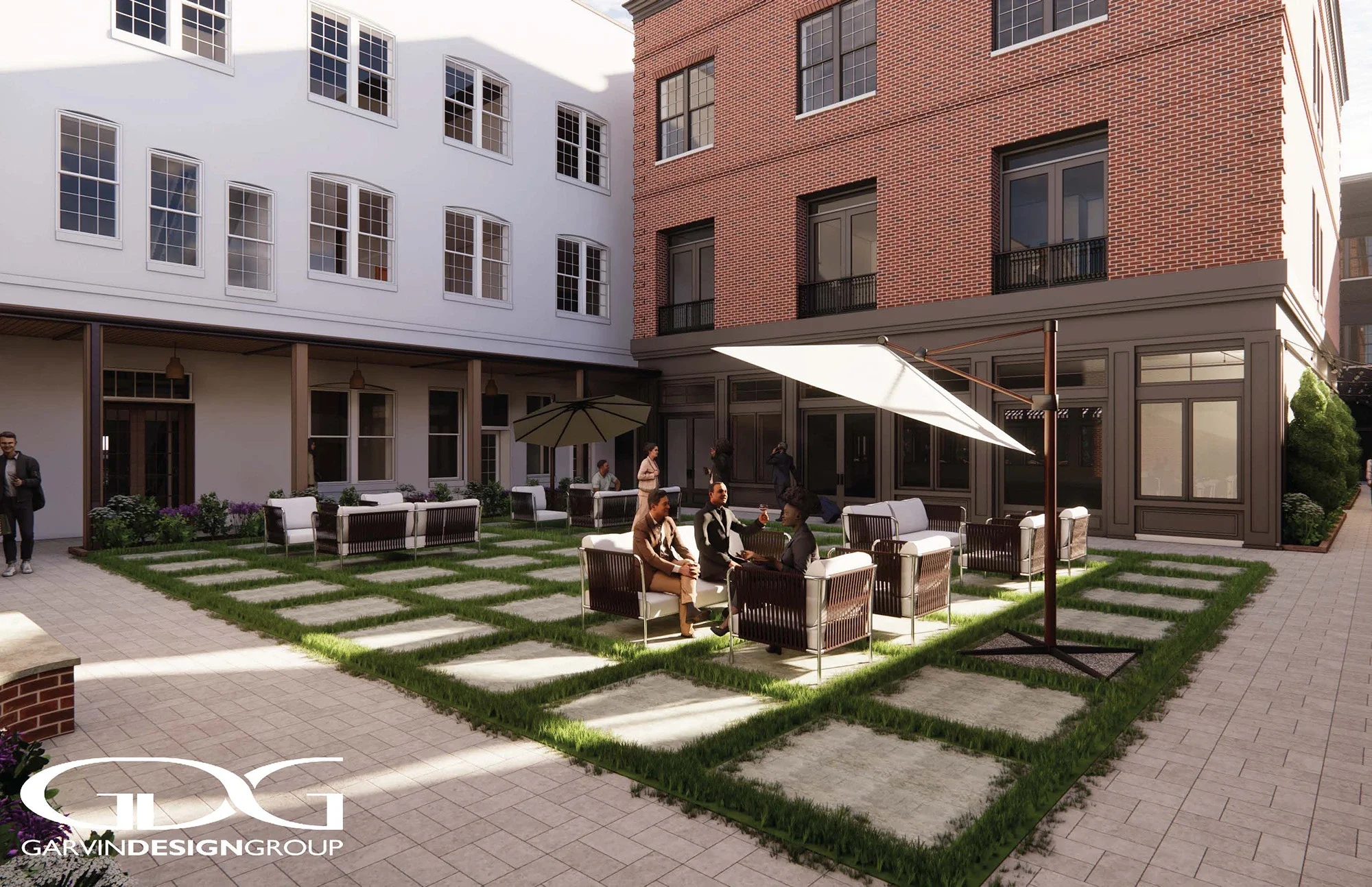 Hotel Aiken Redevelopment Rendering