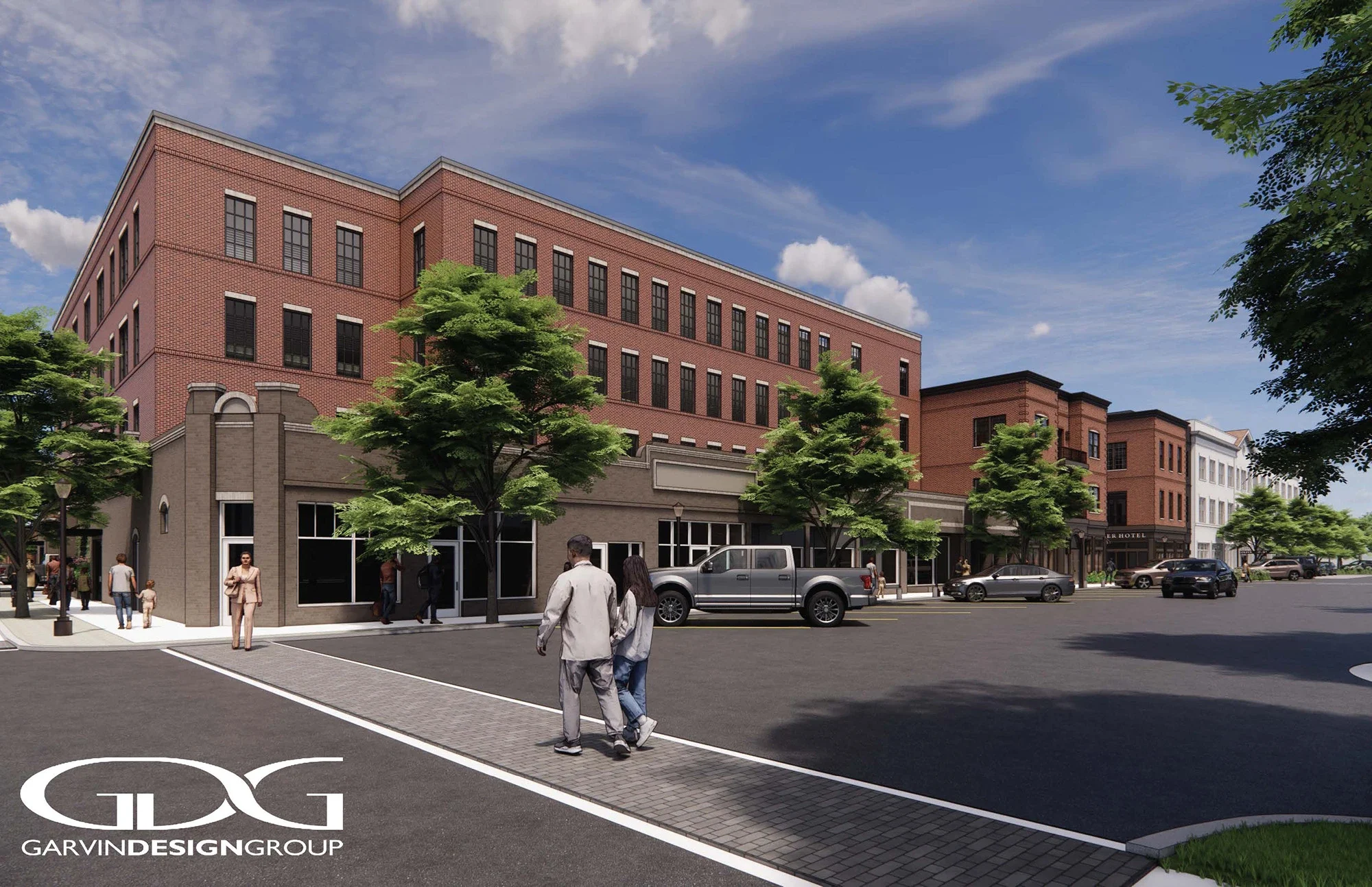 Hotel Aiken Redevelopment Rendering