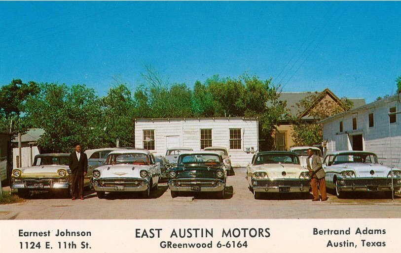 The history of East Austin and preserving it is as important as our food mission. The @communityvegan location was once East Austin Motors a new and used car dealership owned by Earnest Johnson and Bertrand Adams, music professor at Huston-Tillotson 