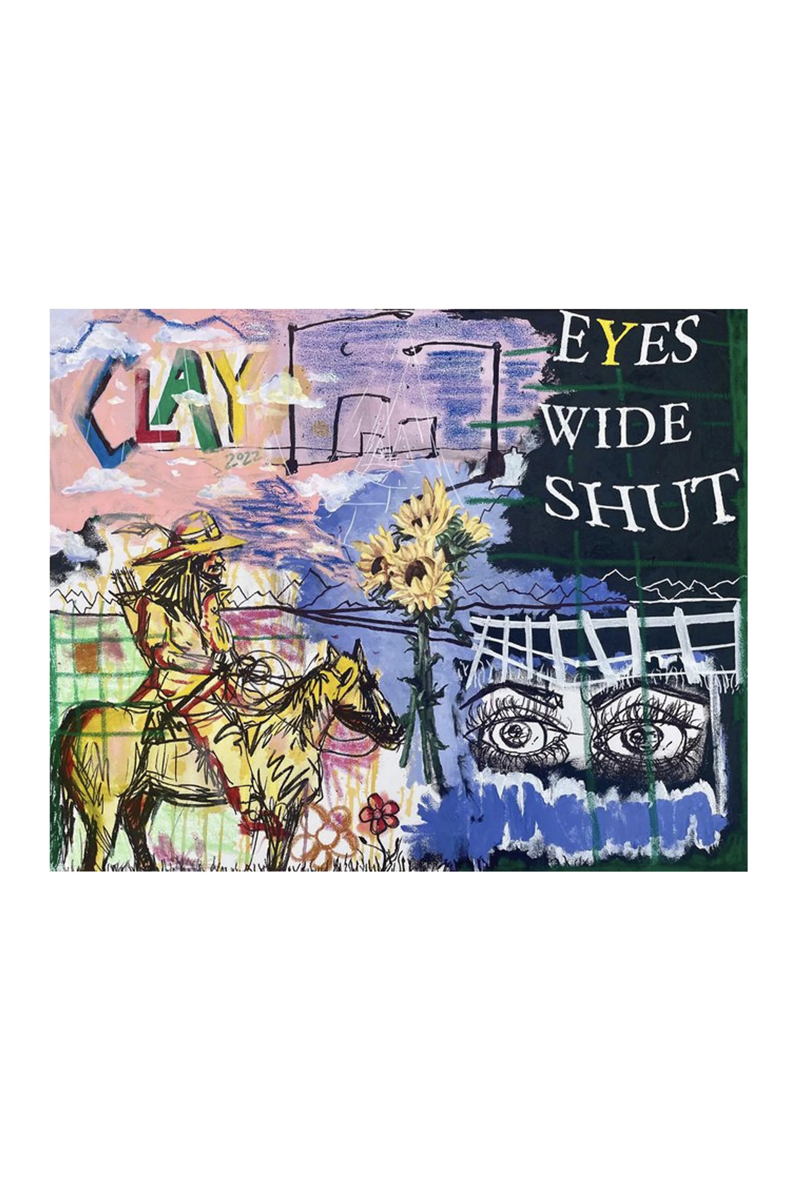 "with my eyes wide shut" - 24 x 30 inches