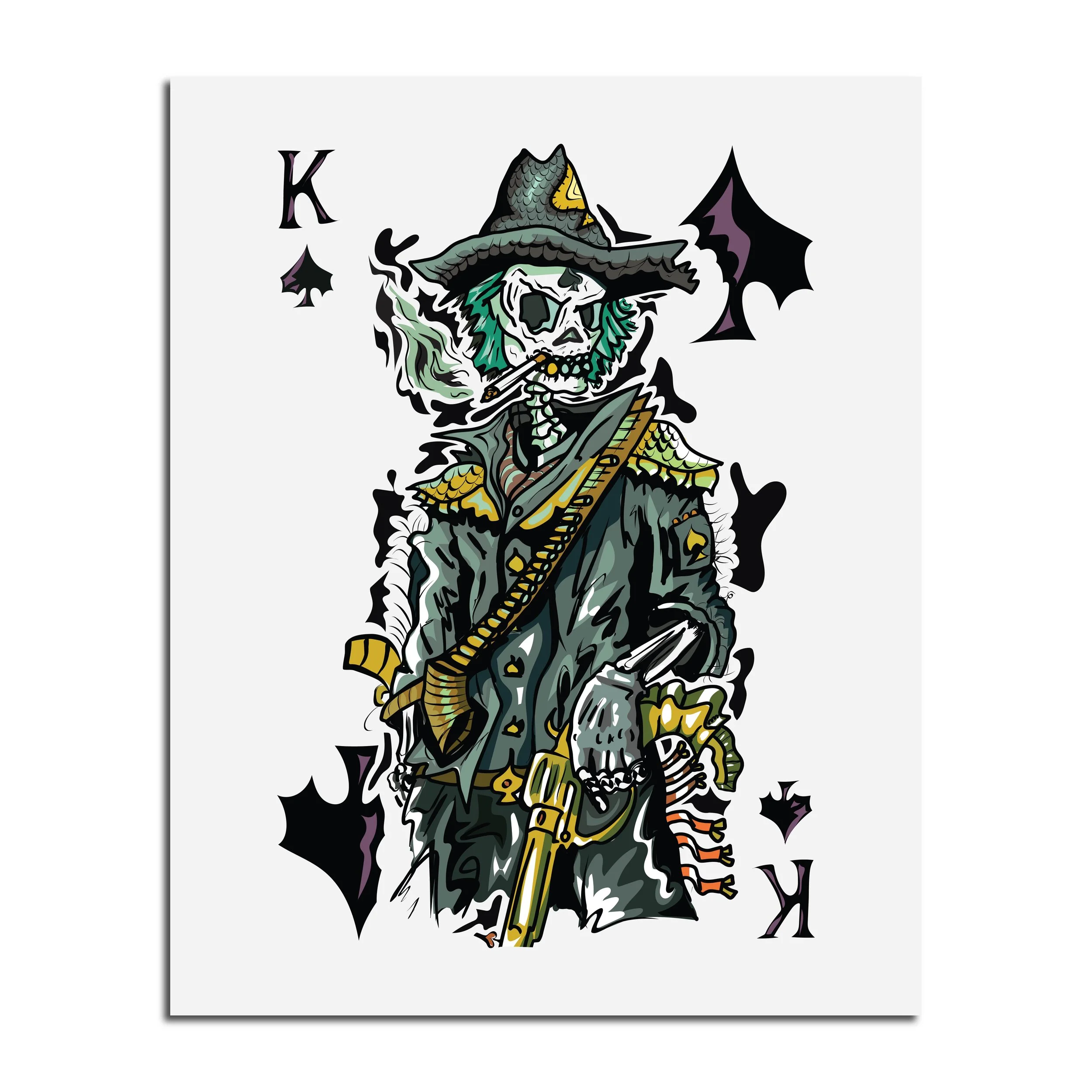 Playing Card Prints 16 x 20 inches
