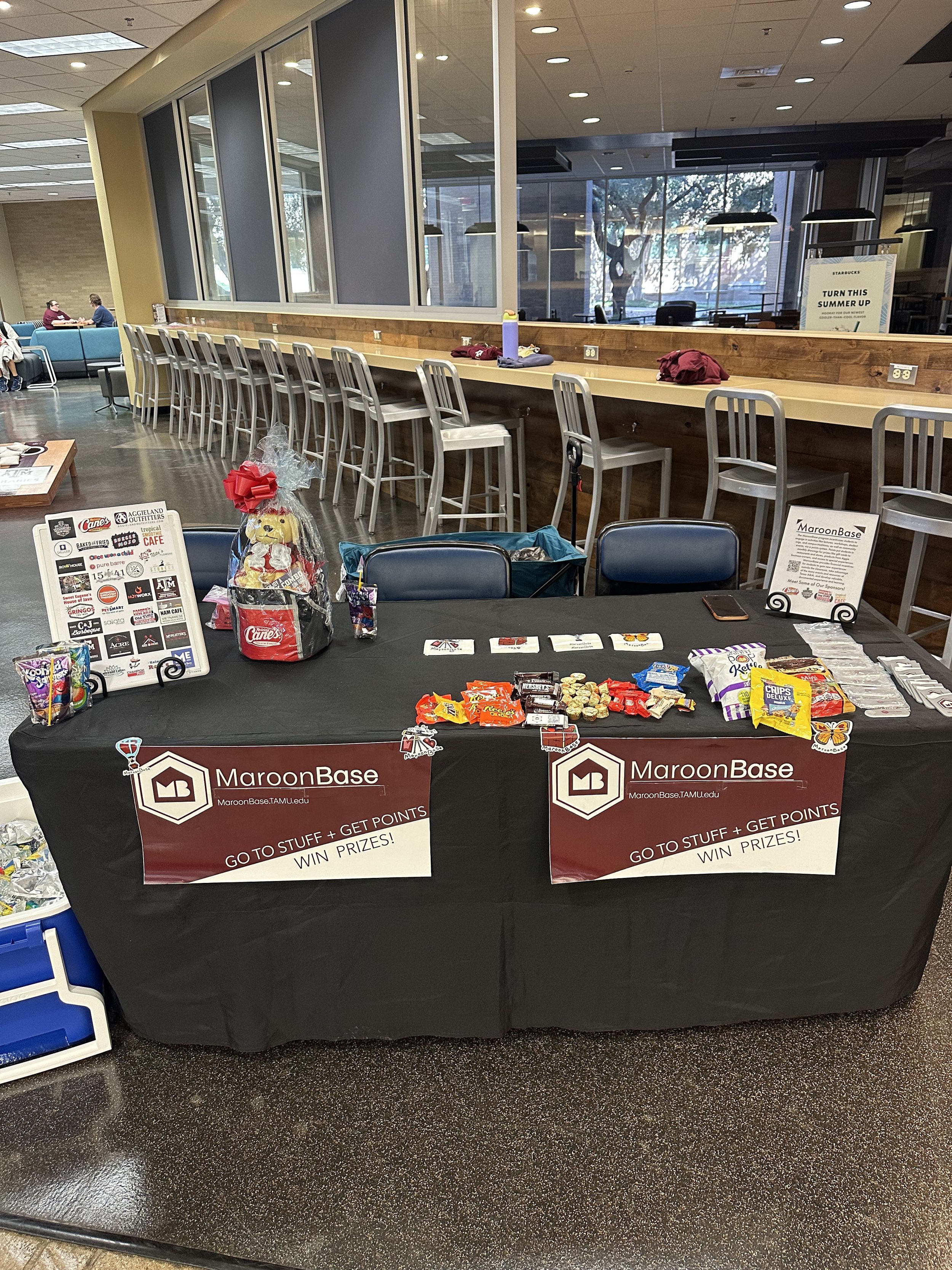 this event was at Evans Library. Rev-it-up event. 8/23. one of many.