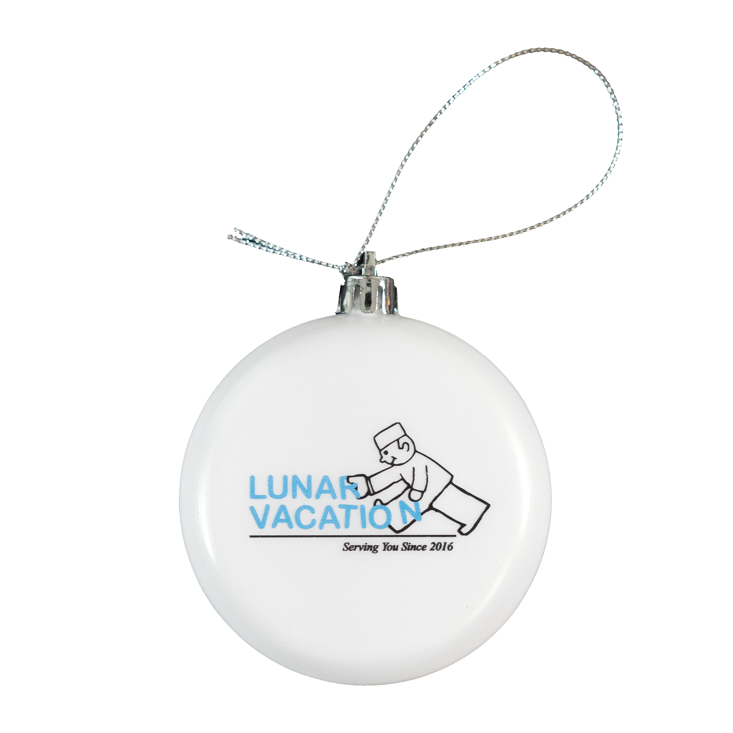 Lunar Vacation Ornament