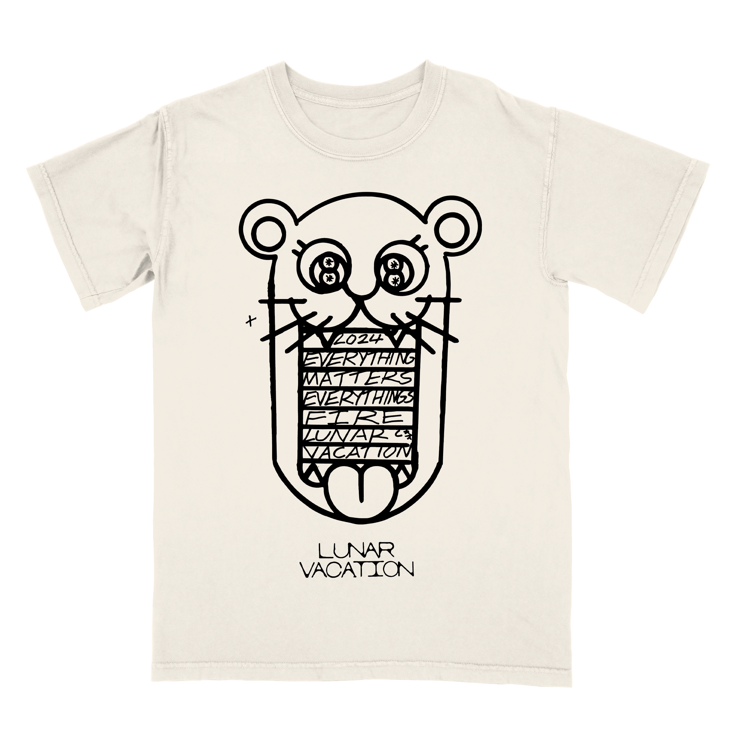 Lunar Vacation Cat Tee