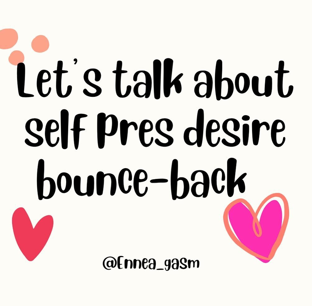 Talking about the self-pres desire bounce back today. SPs sometimes get a reputation for having less interest in s*x than the other instincts. This is not necessarily the case! SPs can be high or low s*x drive, just like any instinct. However, SPs ar