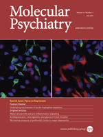 Our cover of Molecular Psychiatry in 2011