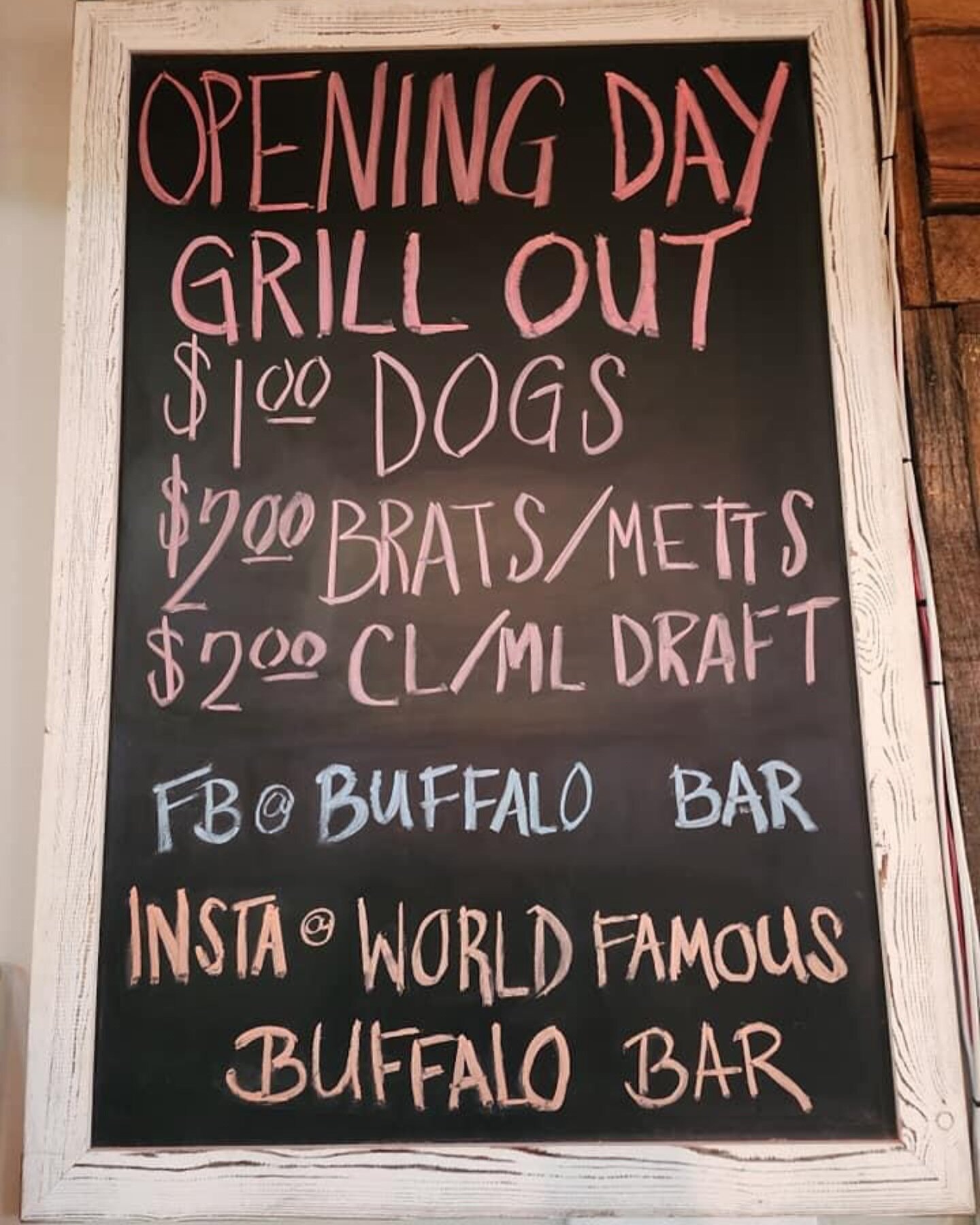 Beautiful weather for a great opening day, Cincinnati! Come see us anytime for specials, watch party &amp; trivia TONIGHT at 7:30! ⚾️ #redsopeningday #baseballseason #openingday #cincinnati #covington #ludlowky #nky #sportsbar #buffalobarky
