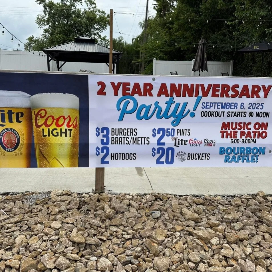 Happy Friday y&rsquo;all 😁 The Closers will be providing the music and fun tonight, and they are fun 🕺 2 year anniversary party September 6 🎉 Gonna be a perfect weekend for the patio ☀️