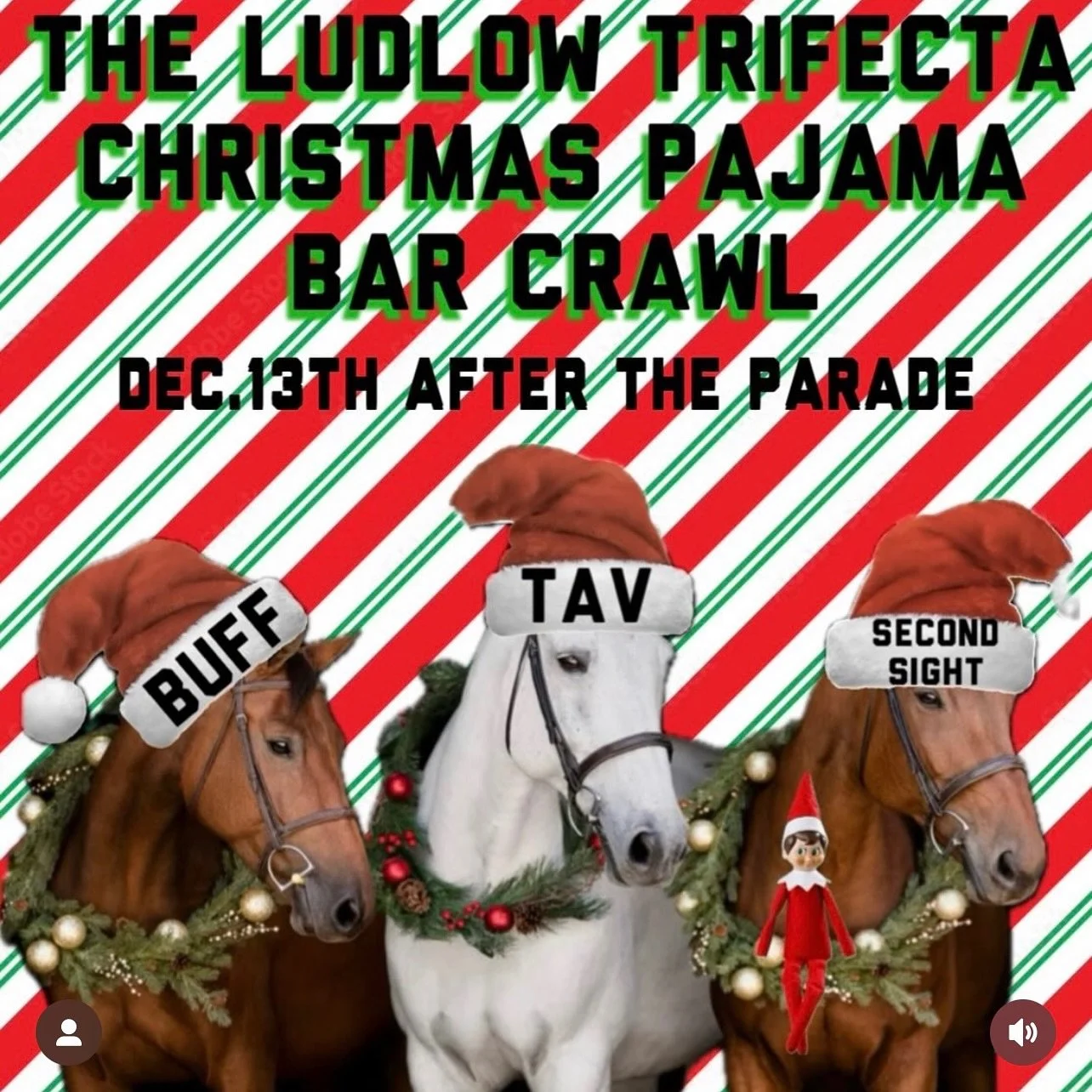 Big weekend in Ludlow! Come and bring the family down for the Christmas Parade at 5:45 this Saturday 🎄 Stick around after for the holly jolly cheer and hit the trifecta @2ndsightspirits @ludlowtavernky (thanks for the graphic!) 

Don&rsquo;t forget 