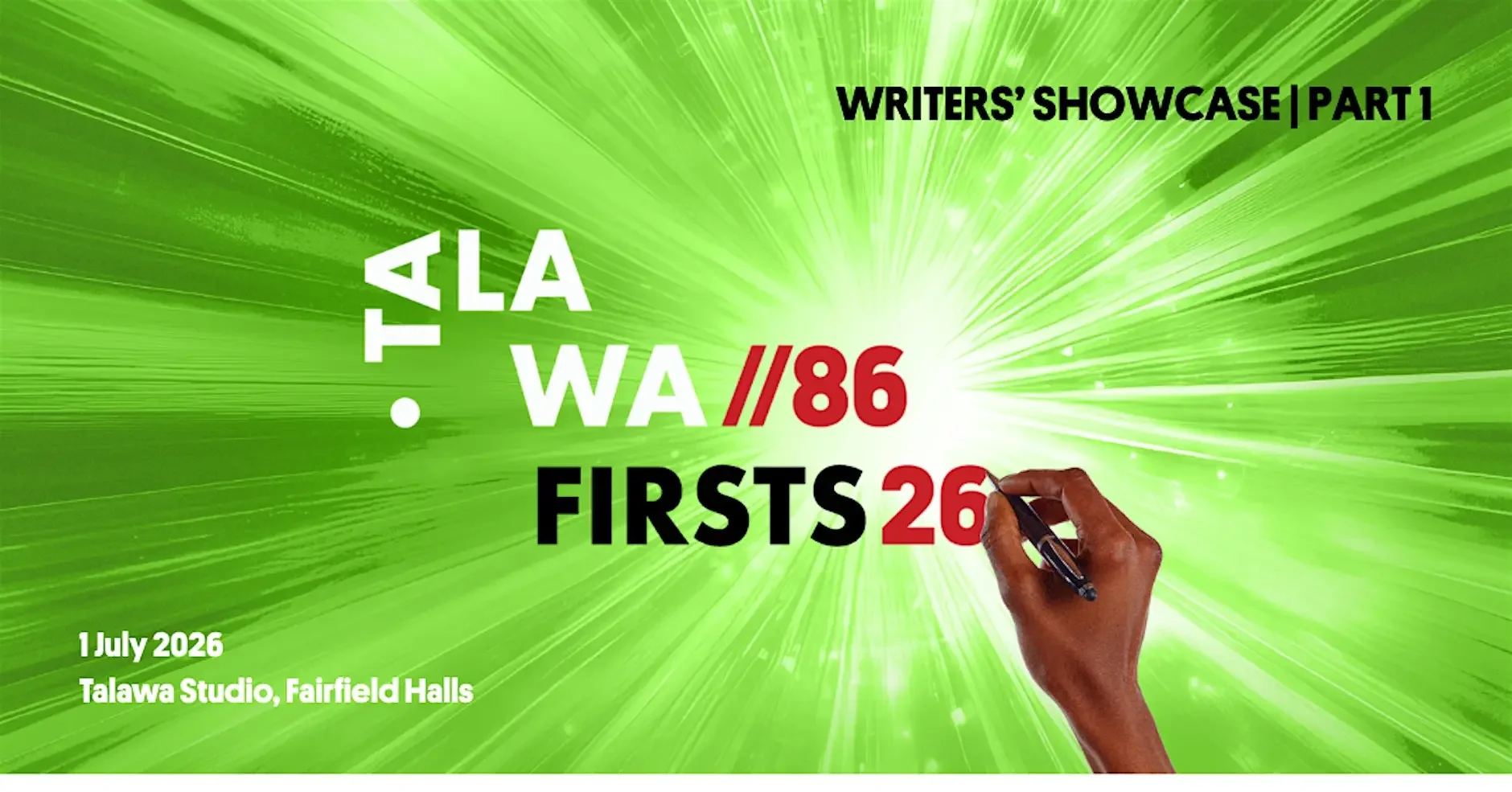 TALAWA FIRSTS: WRITERS’ SHOWCASE 2026