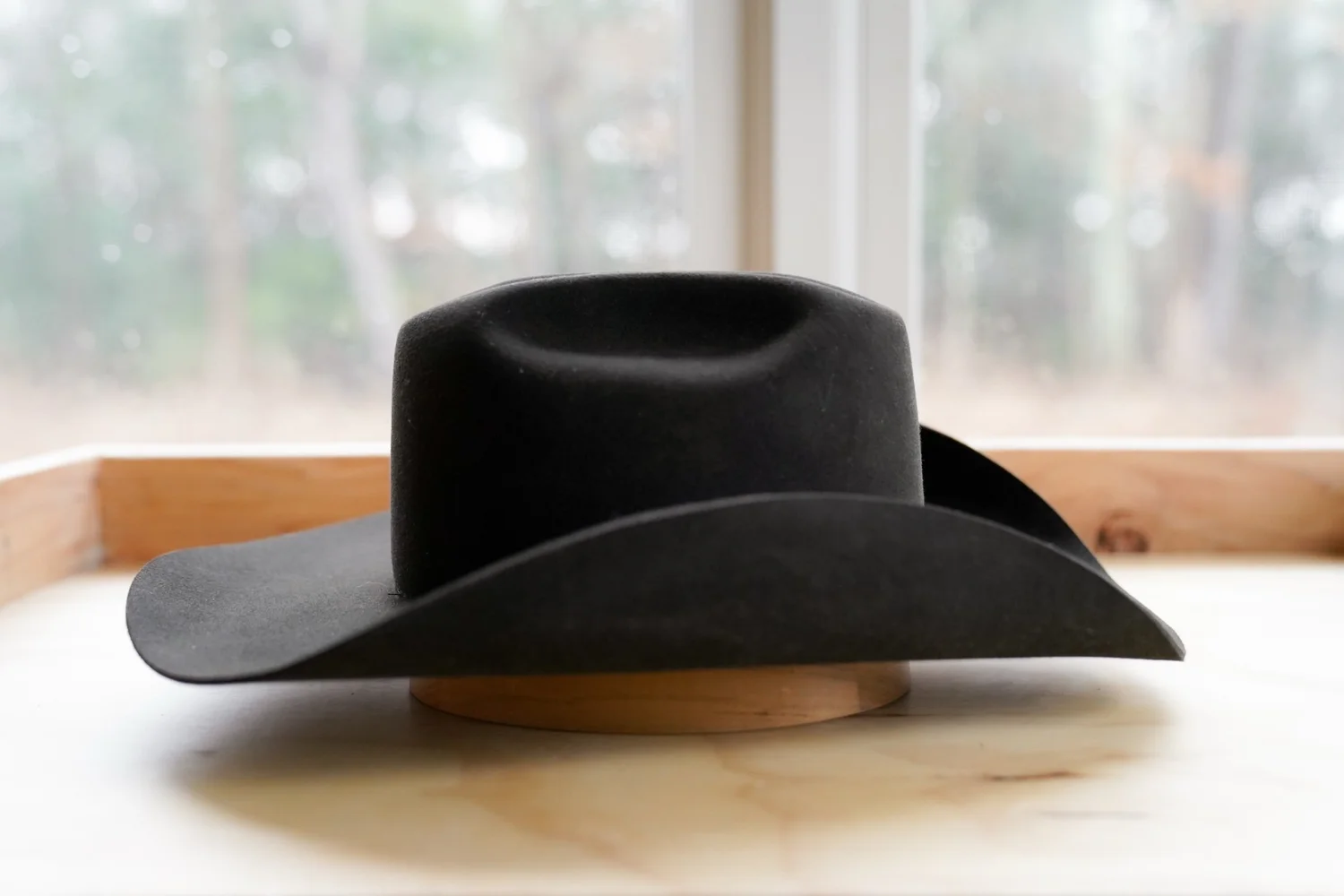 BEAVER　HATS サイズ7 1000X Beaver Mink Felt 6 7/8 Montecristi Western Cowboy Hat Custom