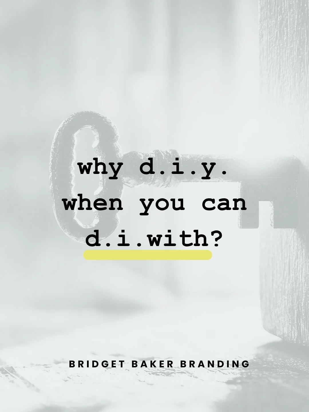 Who ever said you had to do it alone? You&rsquo;ve d.i.y&rsquo;ed so many parts of your business, and you know some things about some things, but doing it alone is just not getting it done. Also, you didn&rsquo;t get into business to be a brand or we