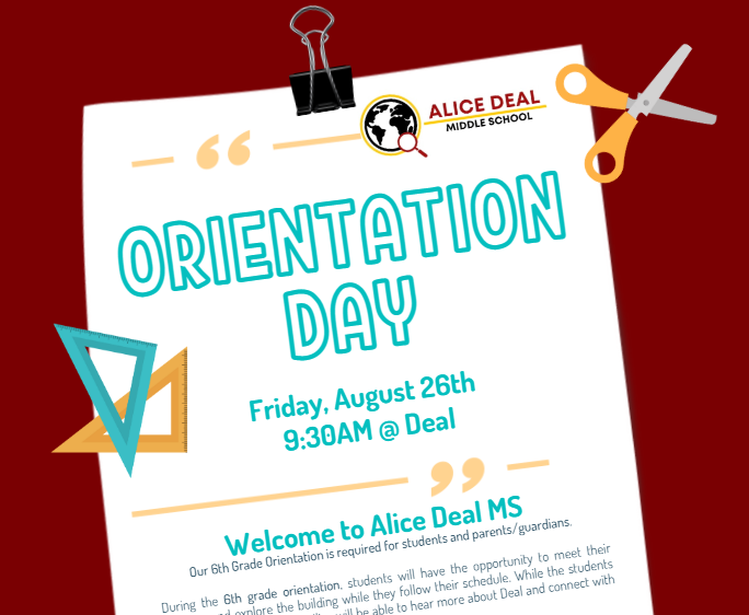 New Student Orientation Info