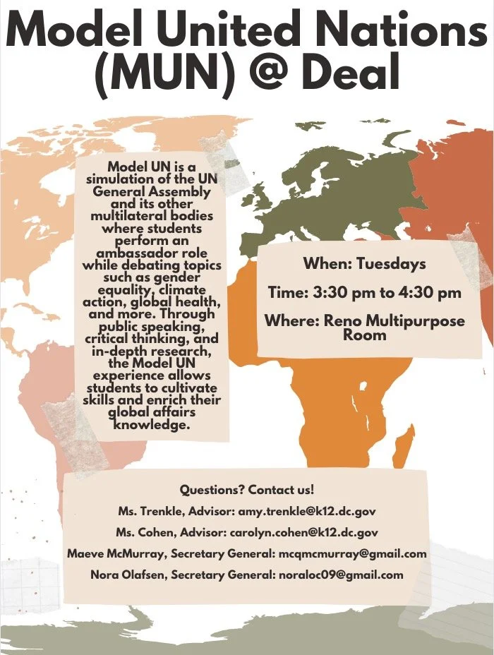 Model United Nations (MUN) Deal — Alice Deal Middle School