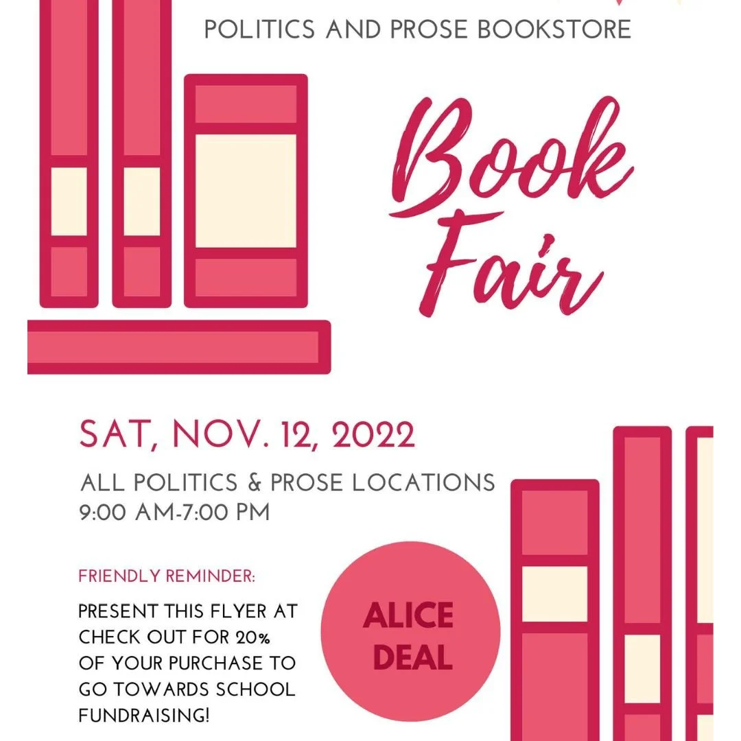 Politics and Prose Book Fair Benefiting Deal Middle School